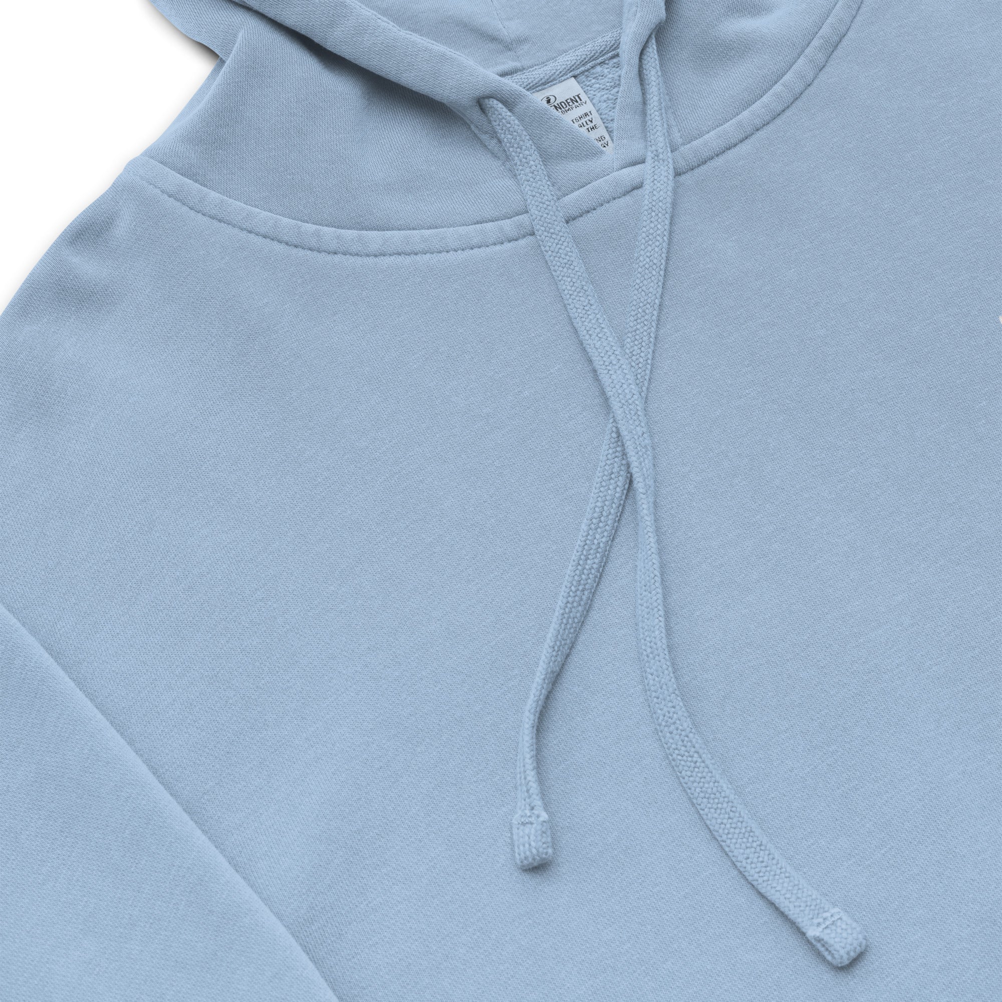 Rich Vibes 3 Palm Tree Silhouette - Unisex pigment-dyed hoodie Light Blue