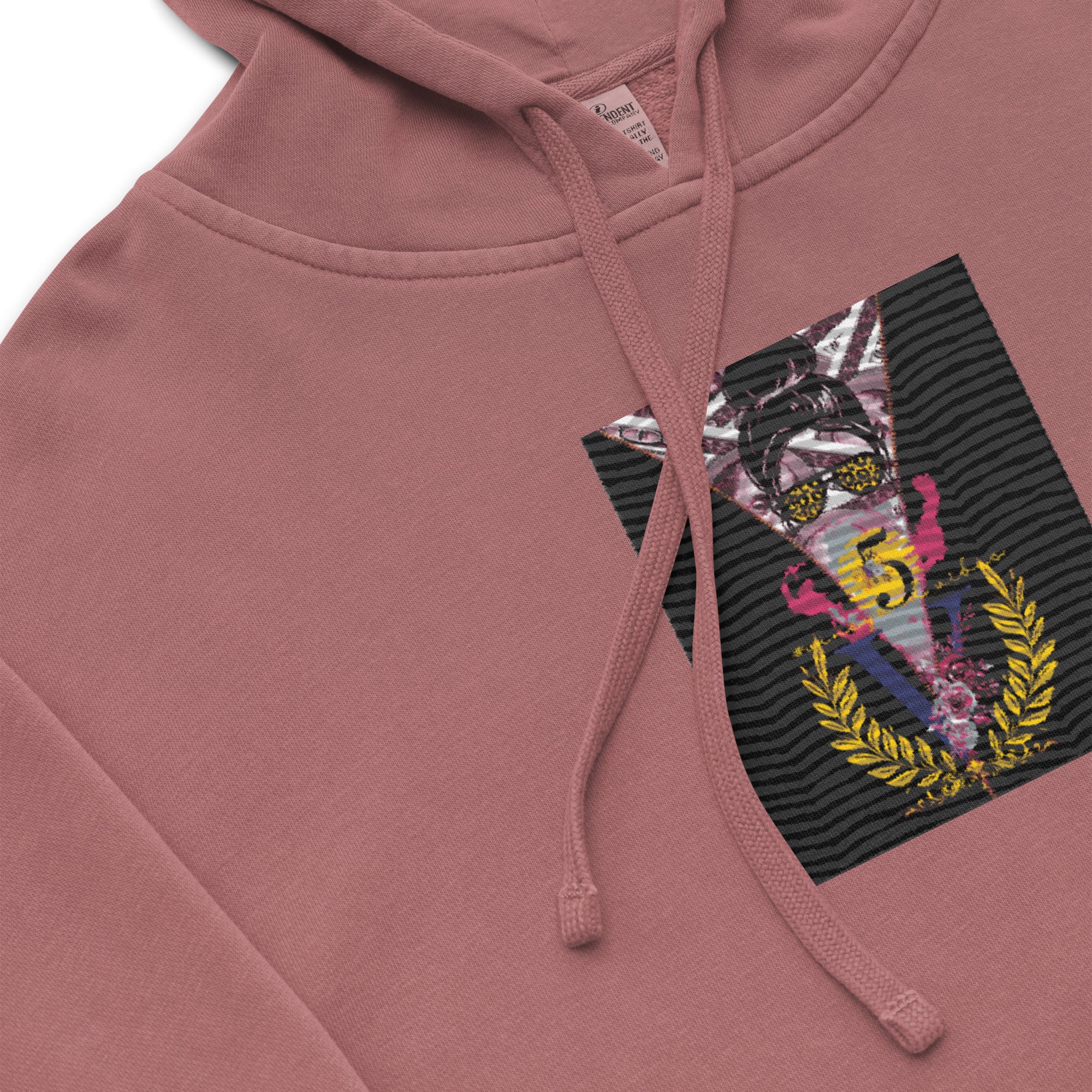 RichV5/Vineyard Vibes Emperial Maroon - Unisex pigment-dyed hoodie