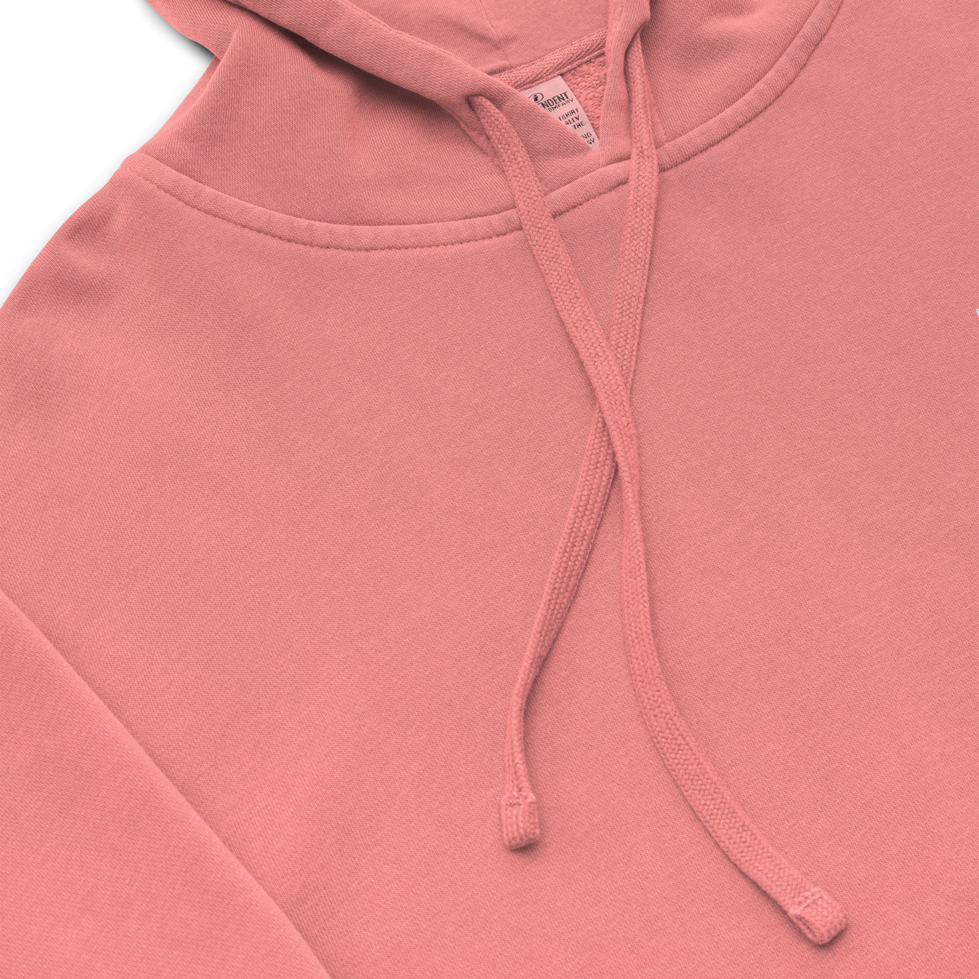 Rich Vibes 3 Palm Tree Silhouette - Unisex pigment-dyed hoodie Peach