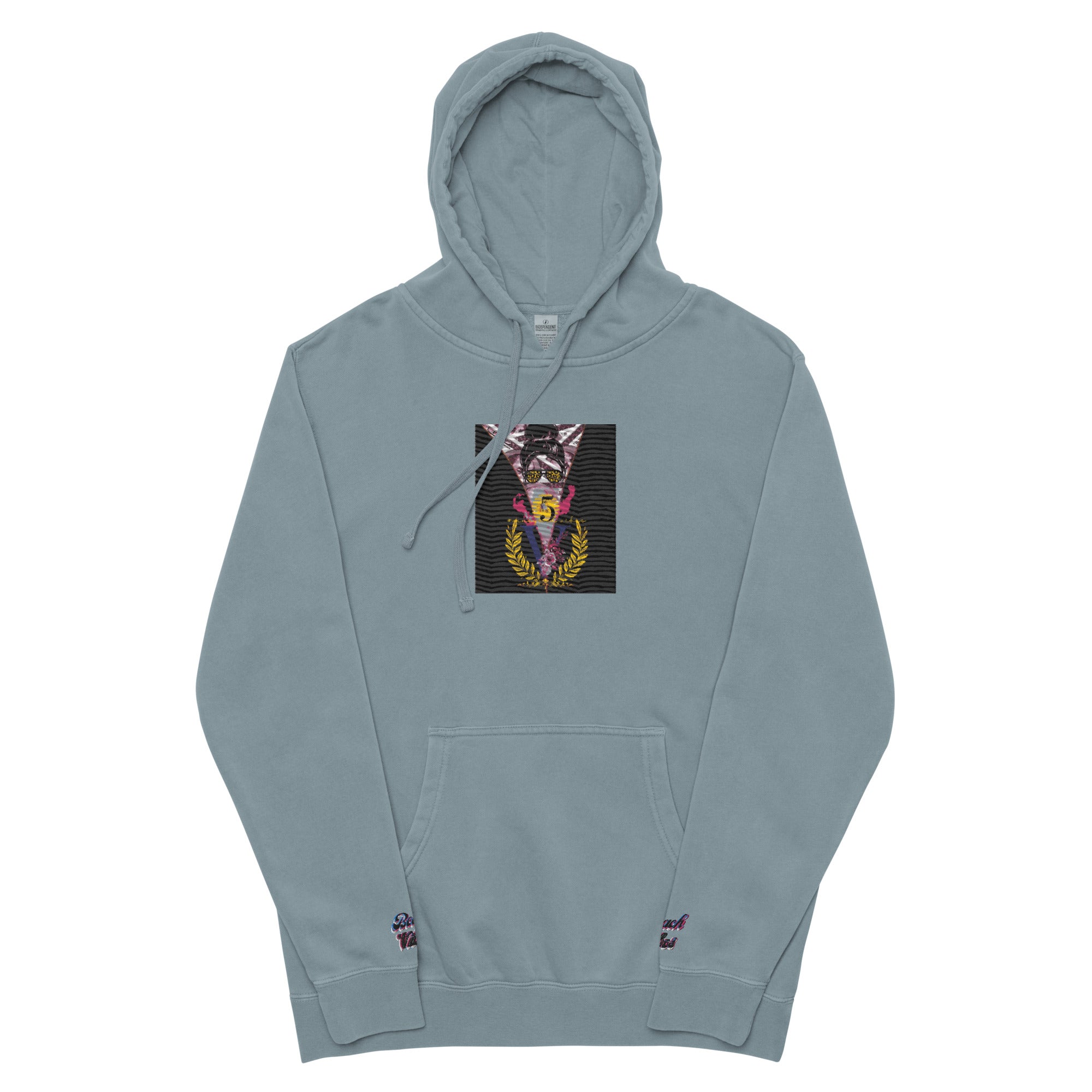 RichV5/Vineyard Vibes Emperial Slate Blue - Unisex pigment-dyed hoodie