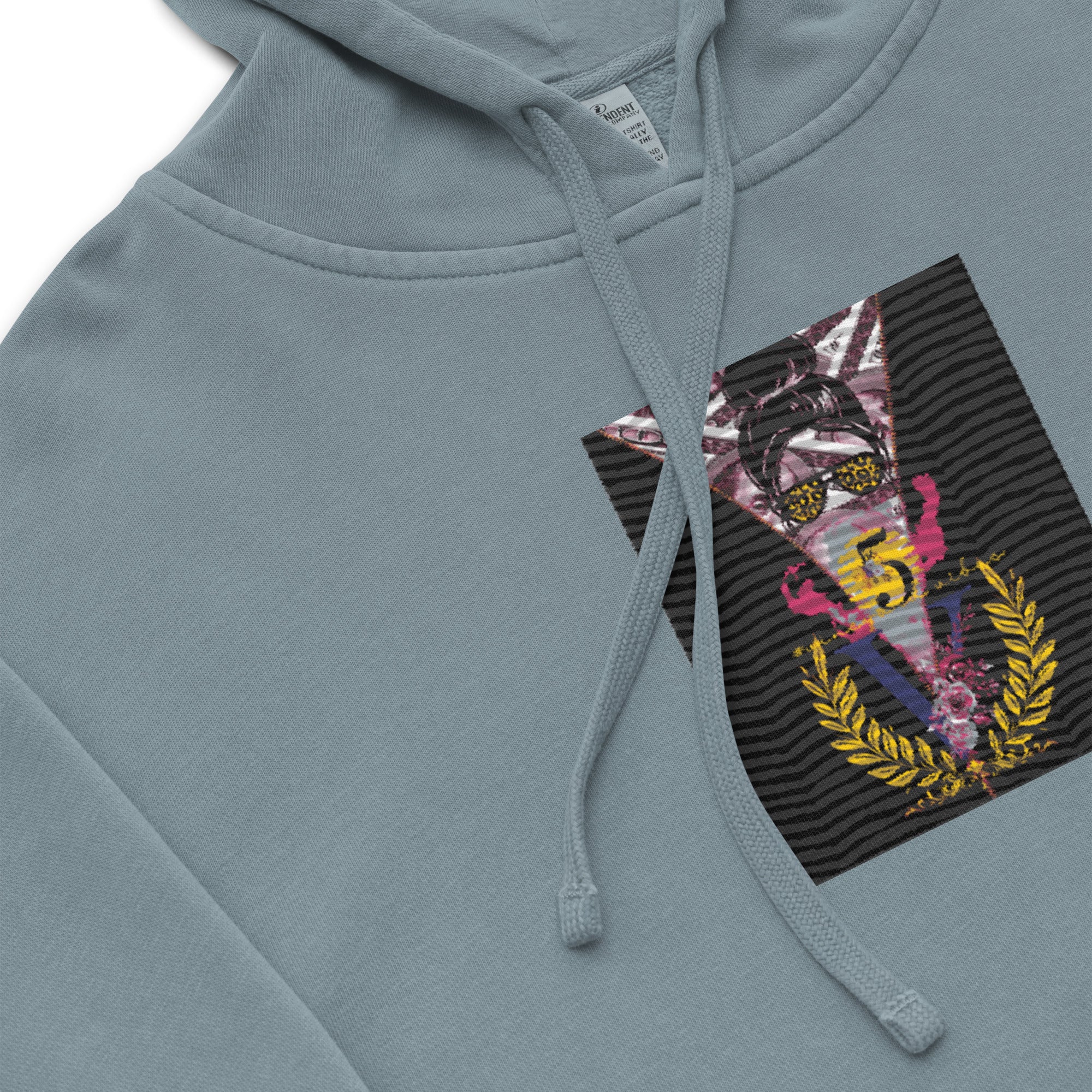 RichV5/Vineyard Vibes Emperial Slate Blue - Unisex pigment-dyed hoodie