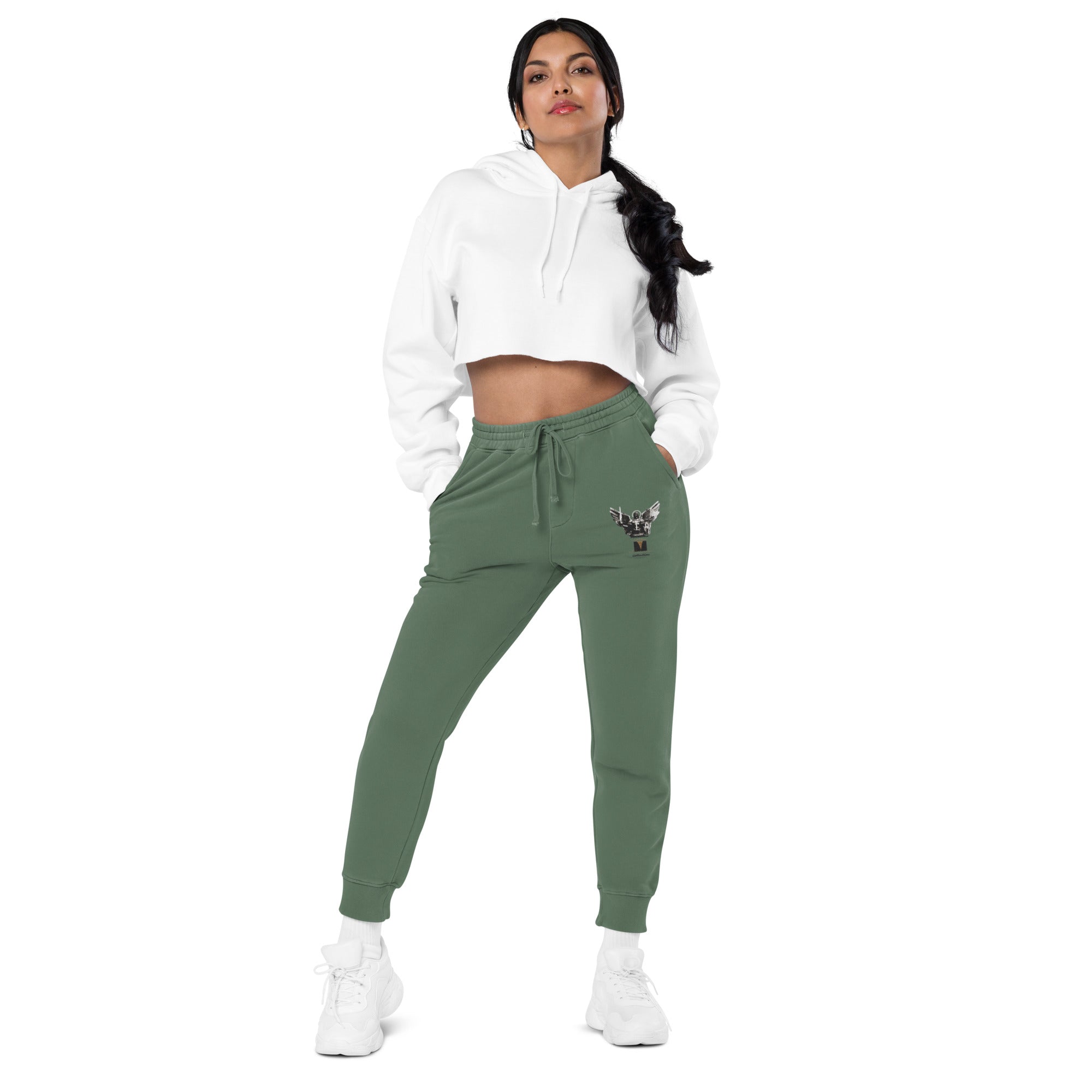 A. Rich Vibes Archangel Authentic Signature Collection Alpine Green pigment-dyed sweatpants