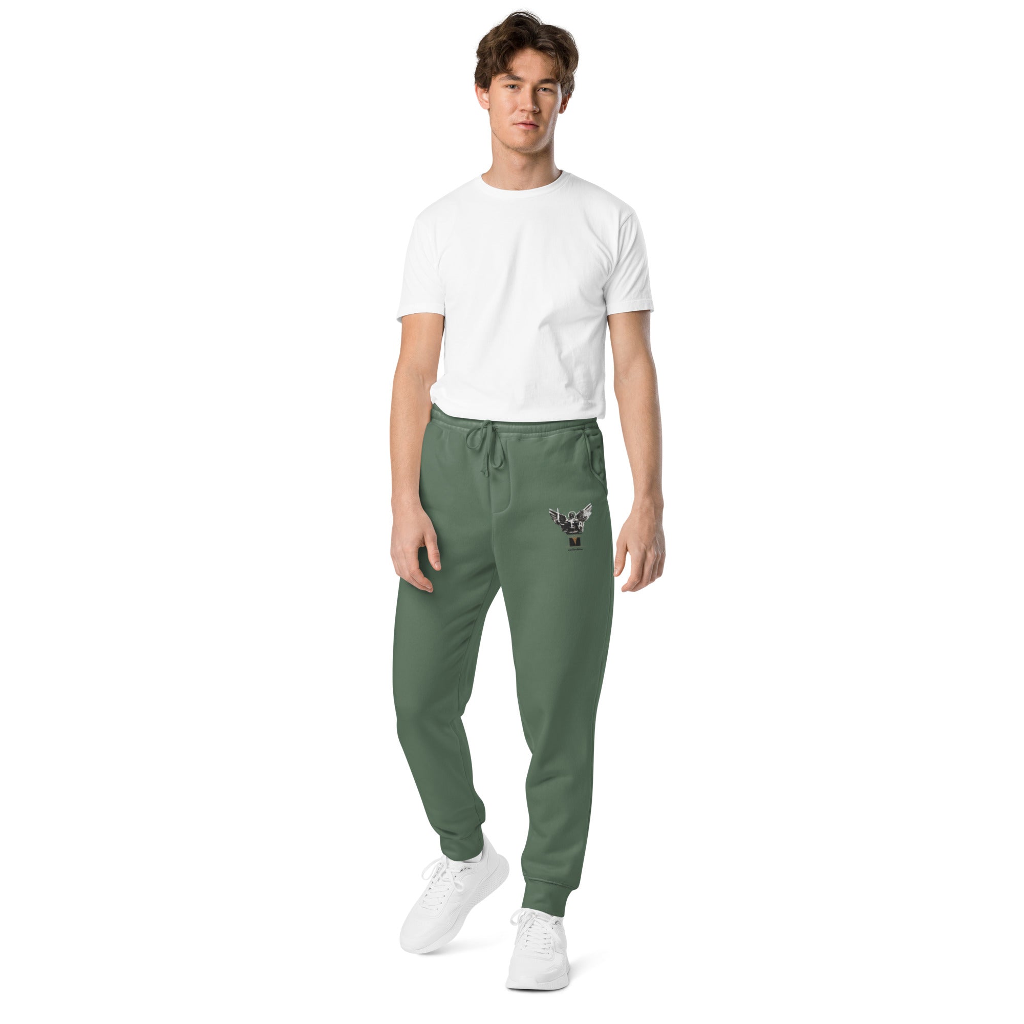 A. Rich Vibes Archangel Authentic Signature Collection Alpine Green pigment-dyed sweatpants