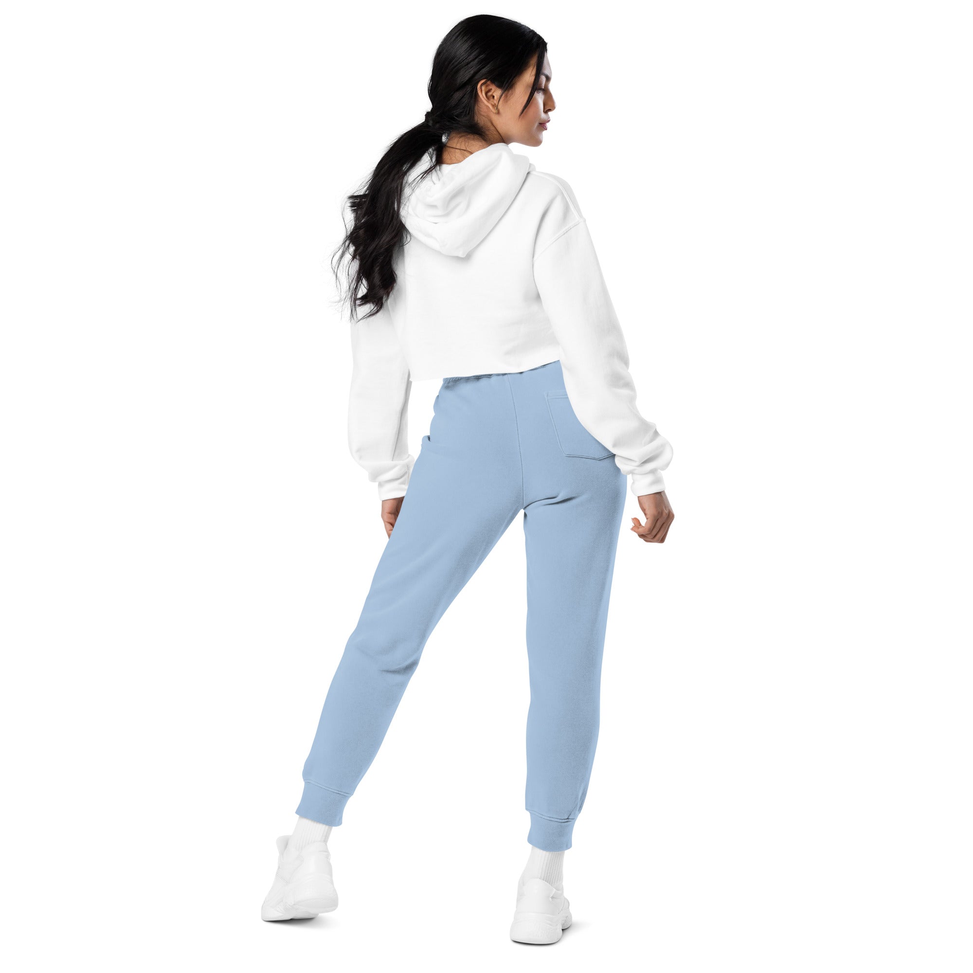 A. Rich Vibes Archangel Authentic Signature Collection Light Blue pigment-dyed sweatpants