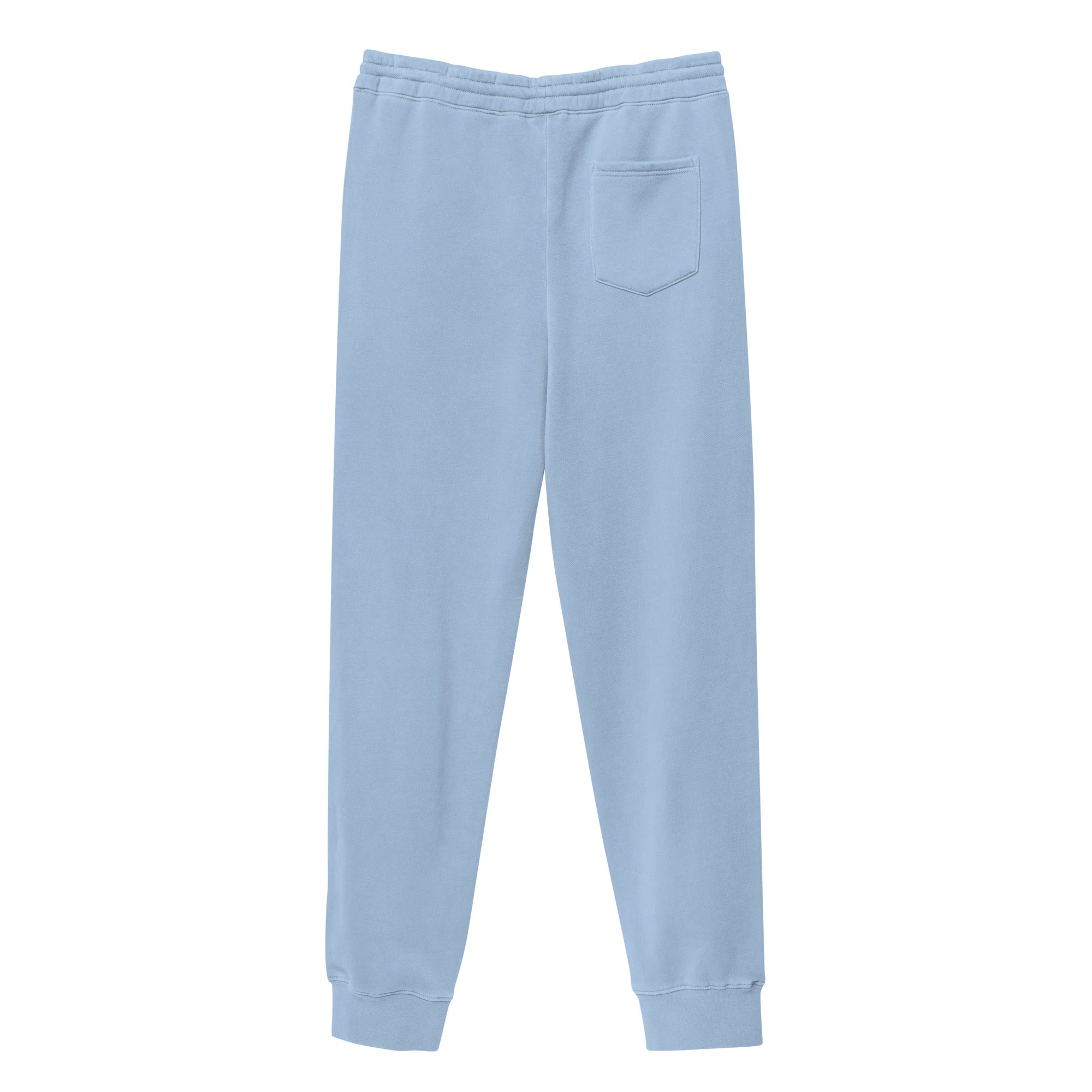 Rich Vibes 3 Palm Tree Silhouette - Unisex pigment-dyed sweatpants Light Blue