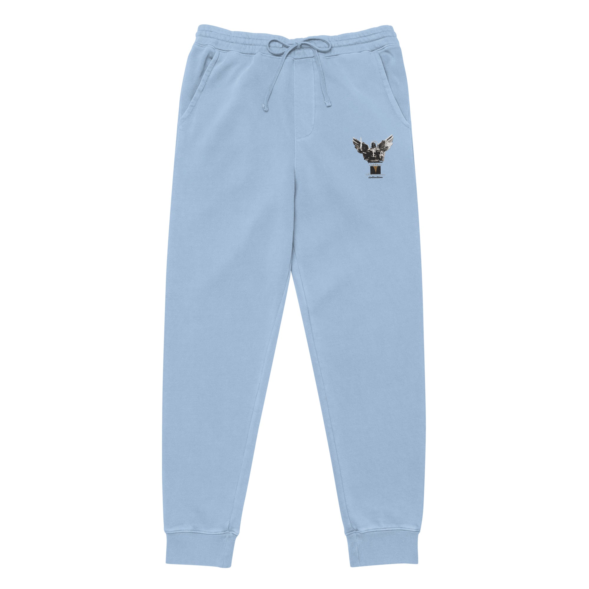 A. Rich Vibes Archangel Authentic Signature Collection Light Blue pigment-dyed sweatpants