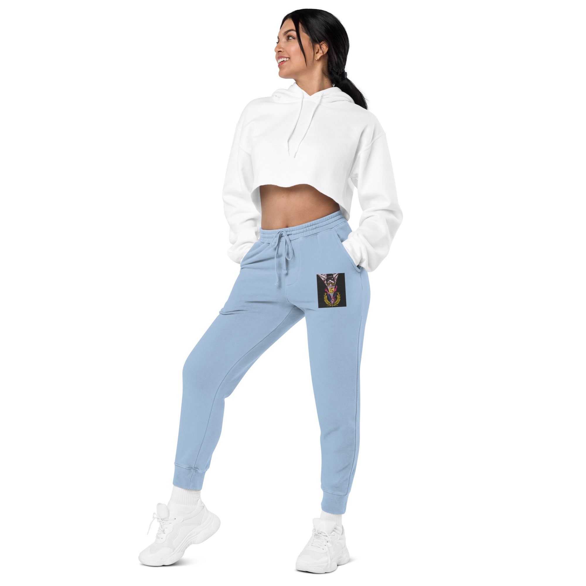 RichV5/Vineyard Vibes Emperial Light Blue - Unisex pigment-dyed sweatpants