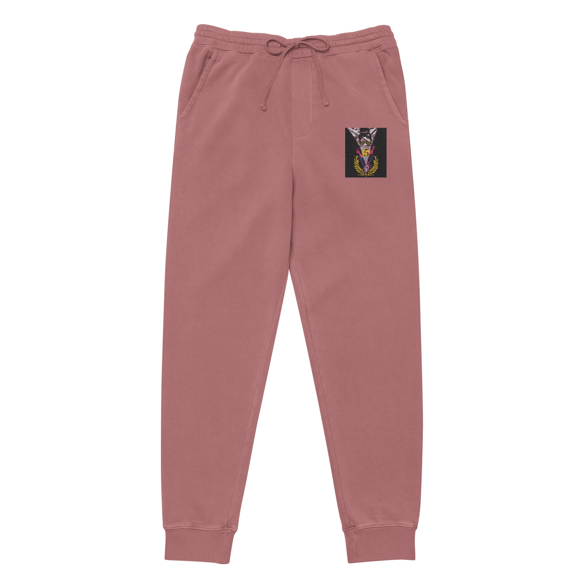 RichV5/Vineyard Vibes Emperial Maroon - Unisex pigment-dyed sweatpants