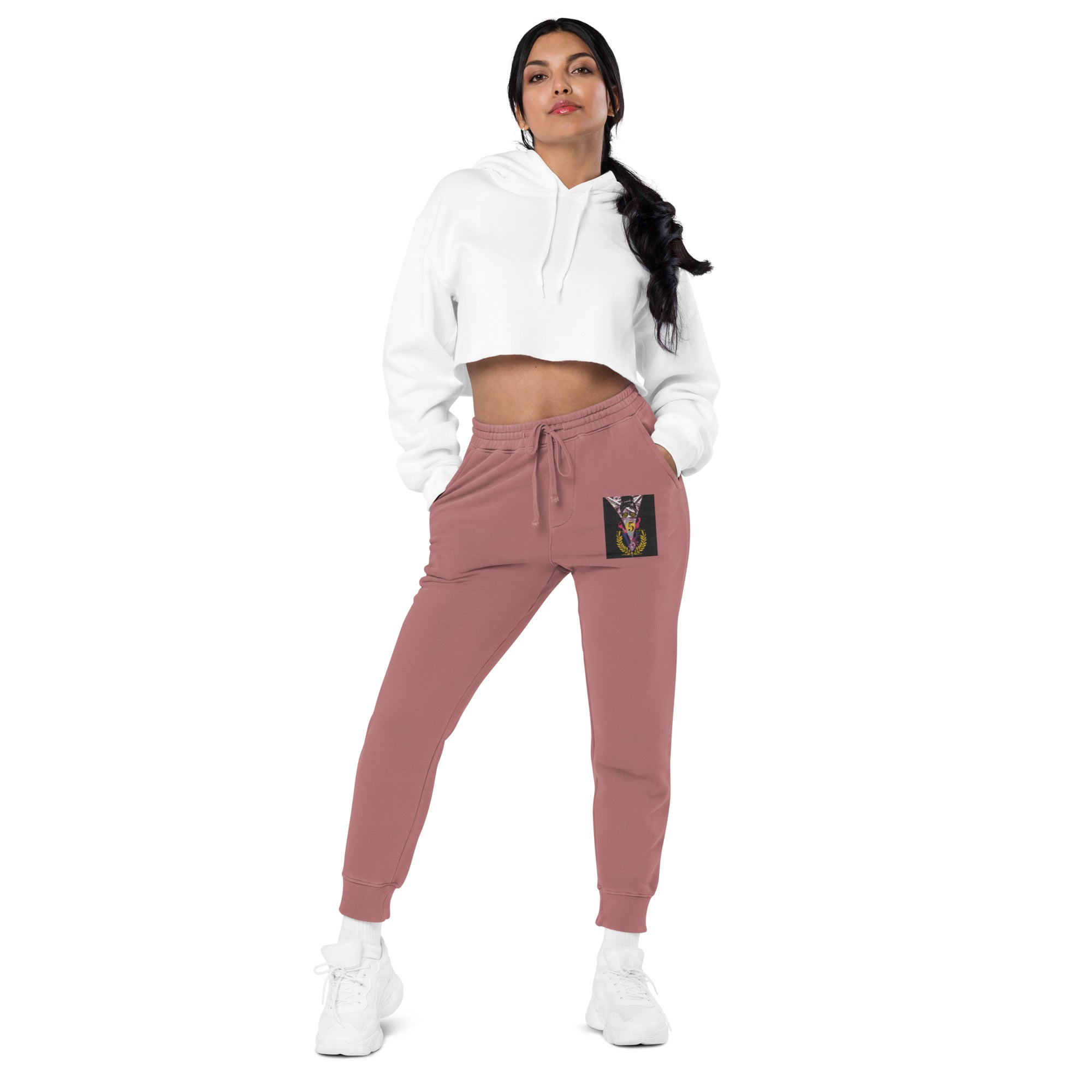 RichV5/Vineyard Vibes Emperial Maroon - Unisex pigment-dyed sweatpants