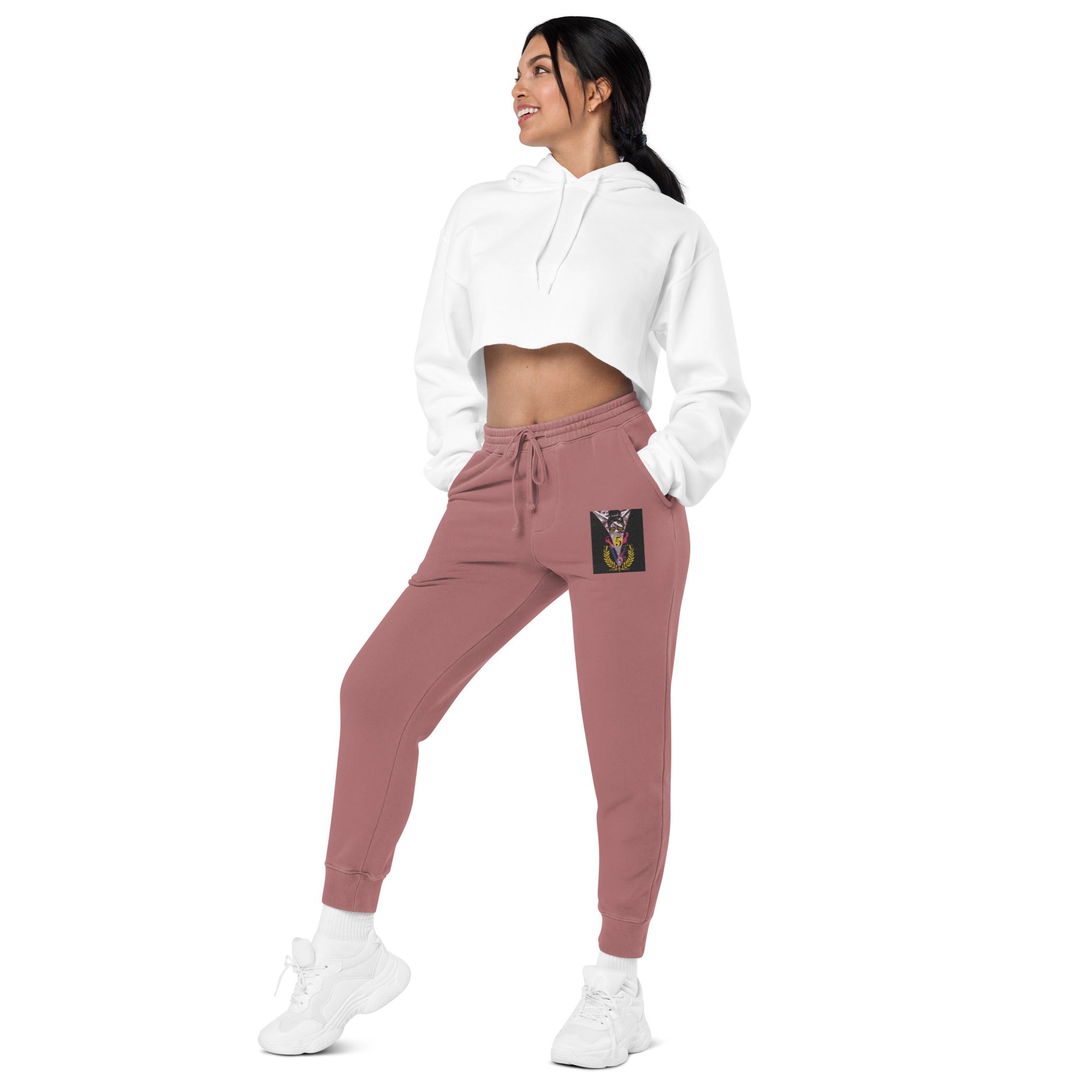 RichV5/Vineyard Vibes Emperial Maroon - Unisex pigment-dyed sweatpants