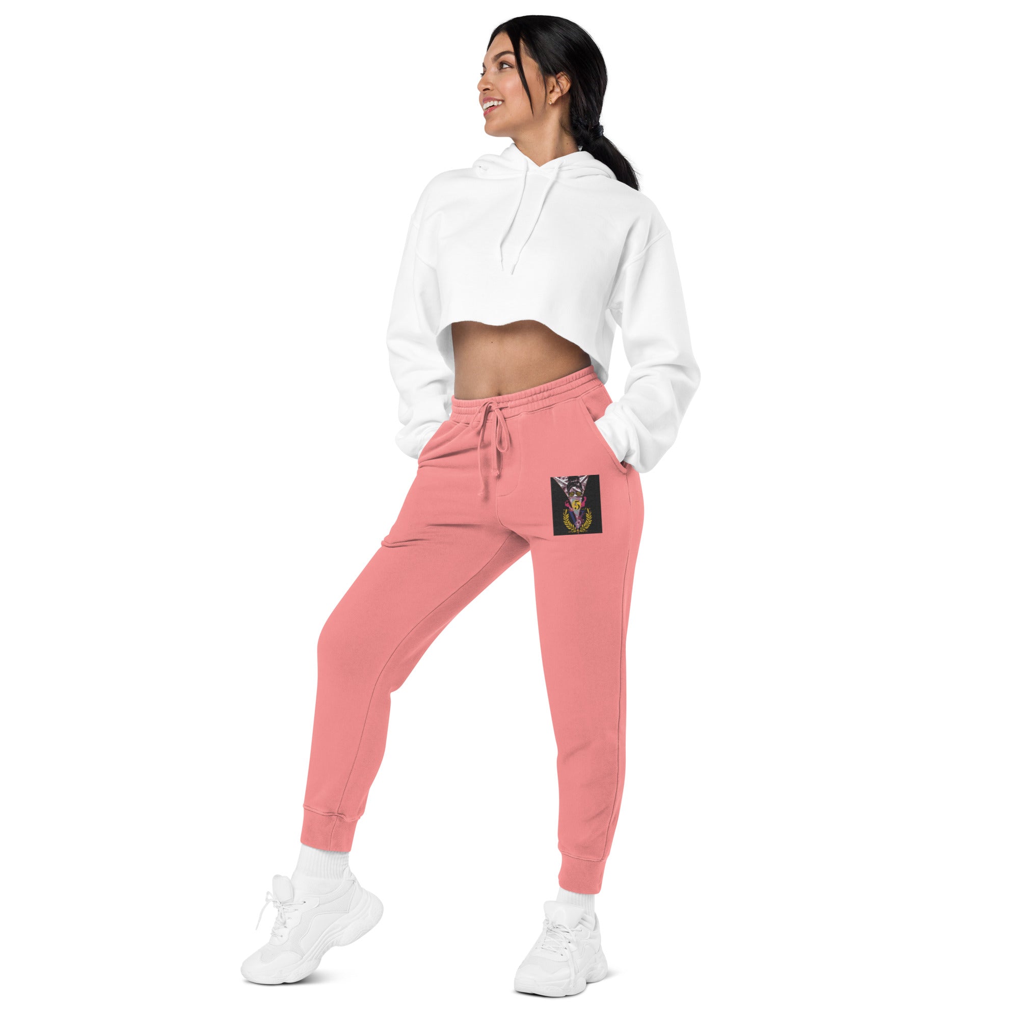 RichV5/Vineyard Vibes Emperial Peach Pink - Unisex pigment-dyed sweatpants