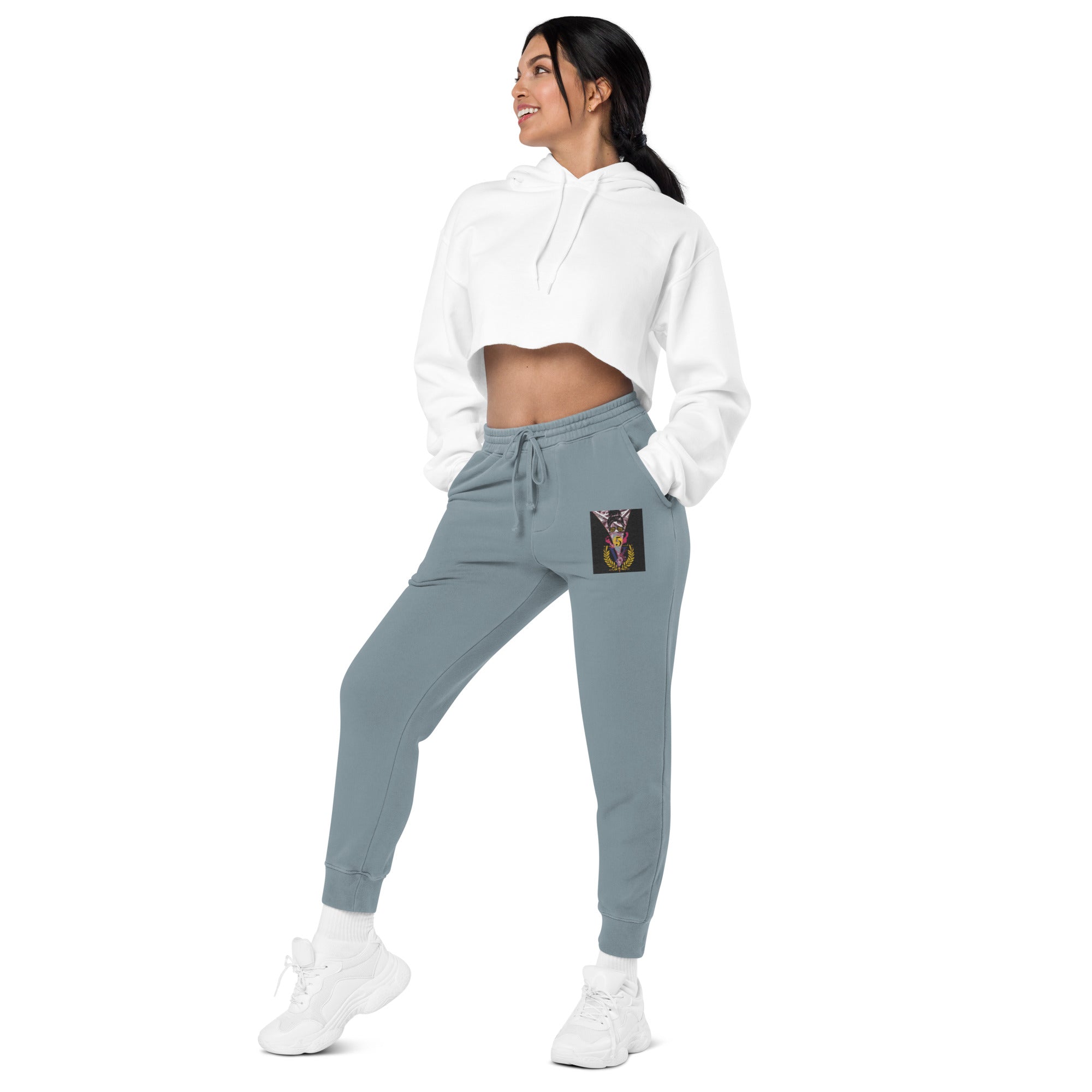 RichV5/Vineyard Vibes Emperial Slate Blue - Unisex pigment-dyed sweatpants