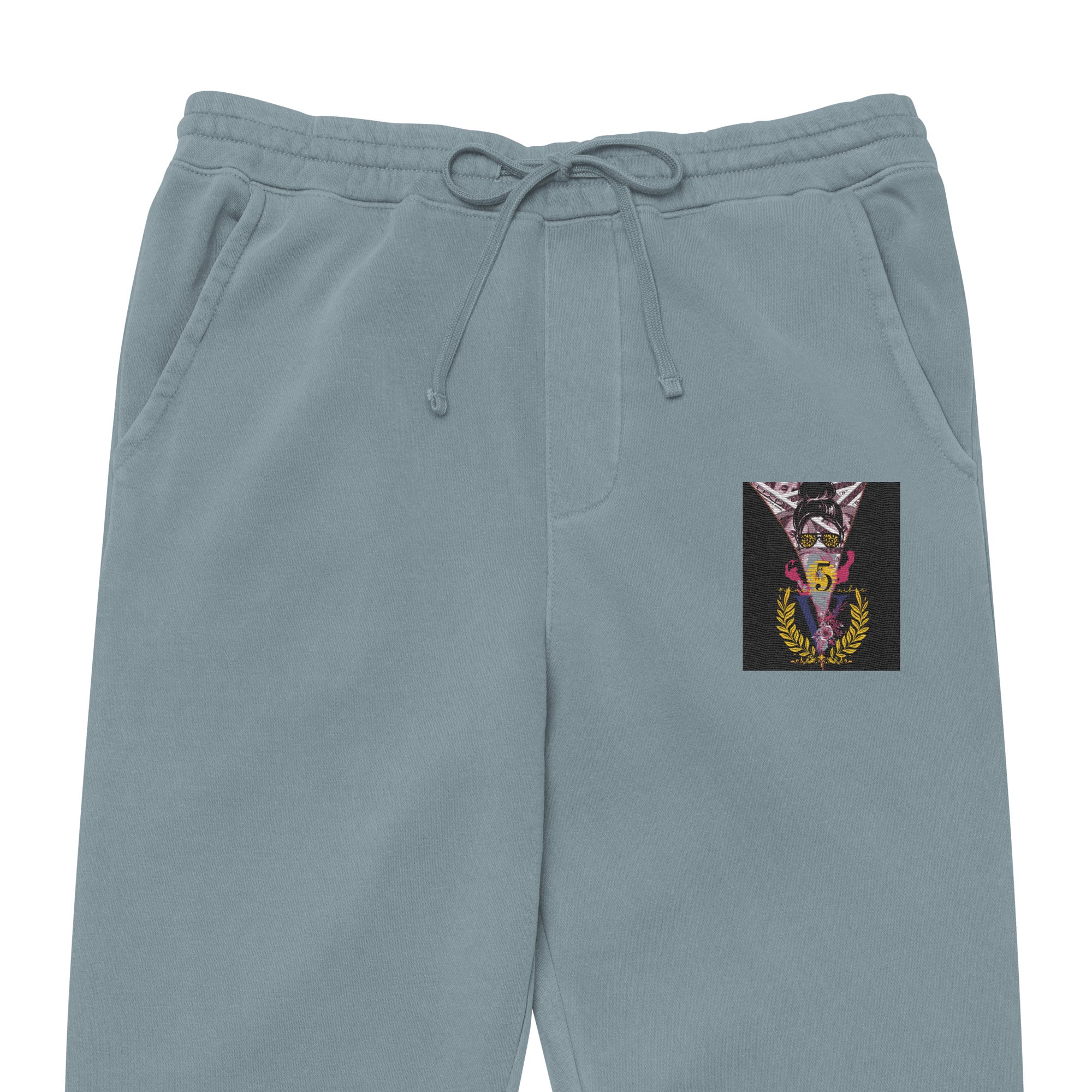 RichV5/Vineyard Vibes Emperial Slate Blue - Unisex pigment-dyed sweatpants