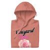 Vineyard Vibes LS Pink Rose Pedals LifeStyle - Unisex Hoodie