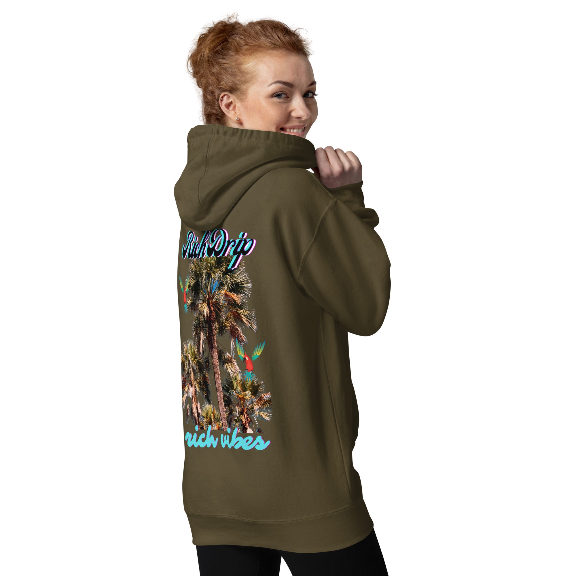 Rich Drip RV Tropical Palm Tree - Unisex Hoodie