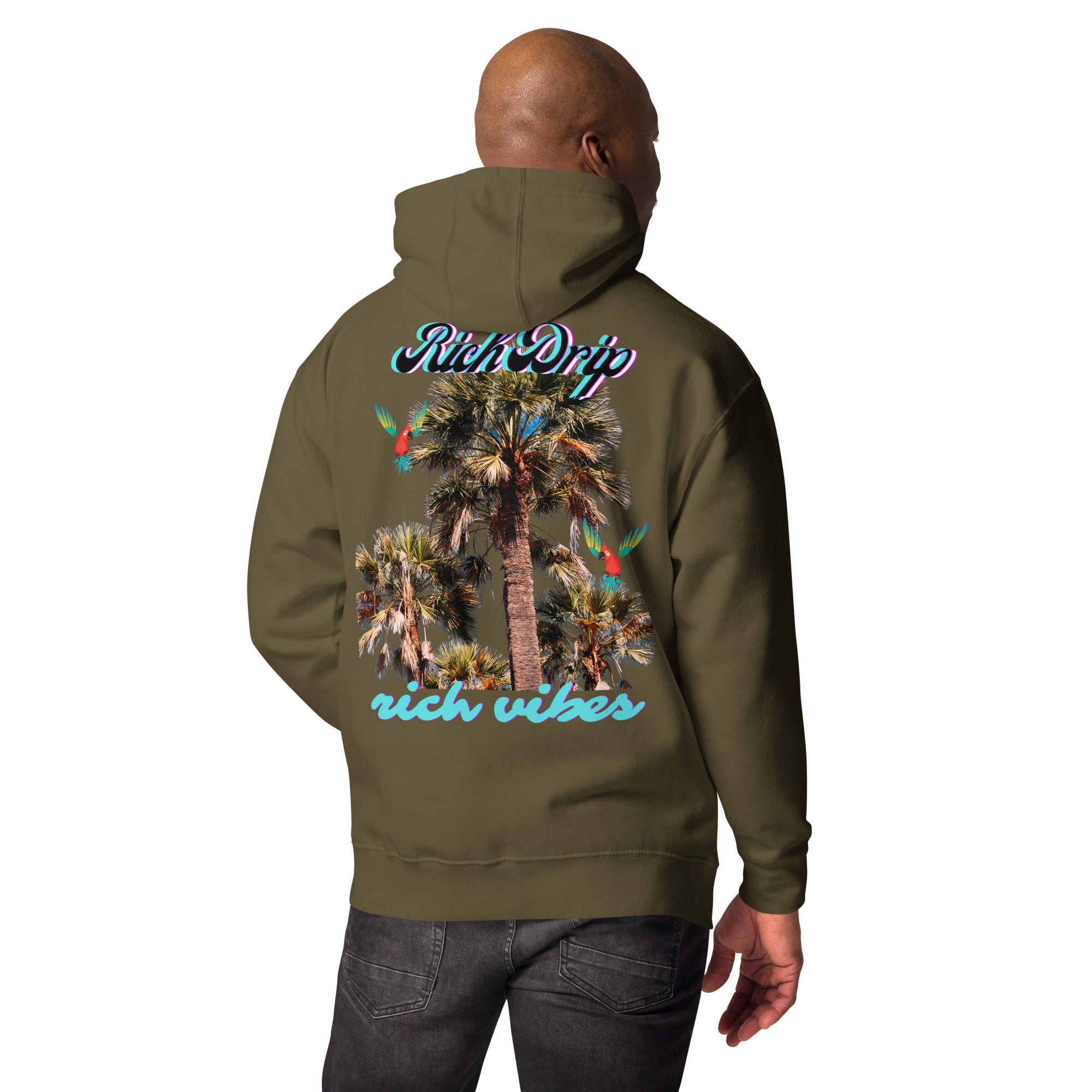 Rich Drip RV Tropical Palm Tree - Unisex Hoodie