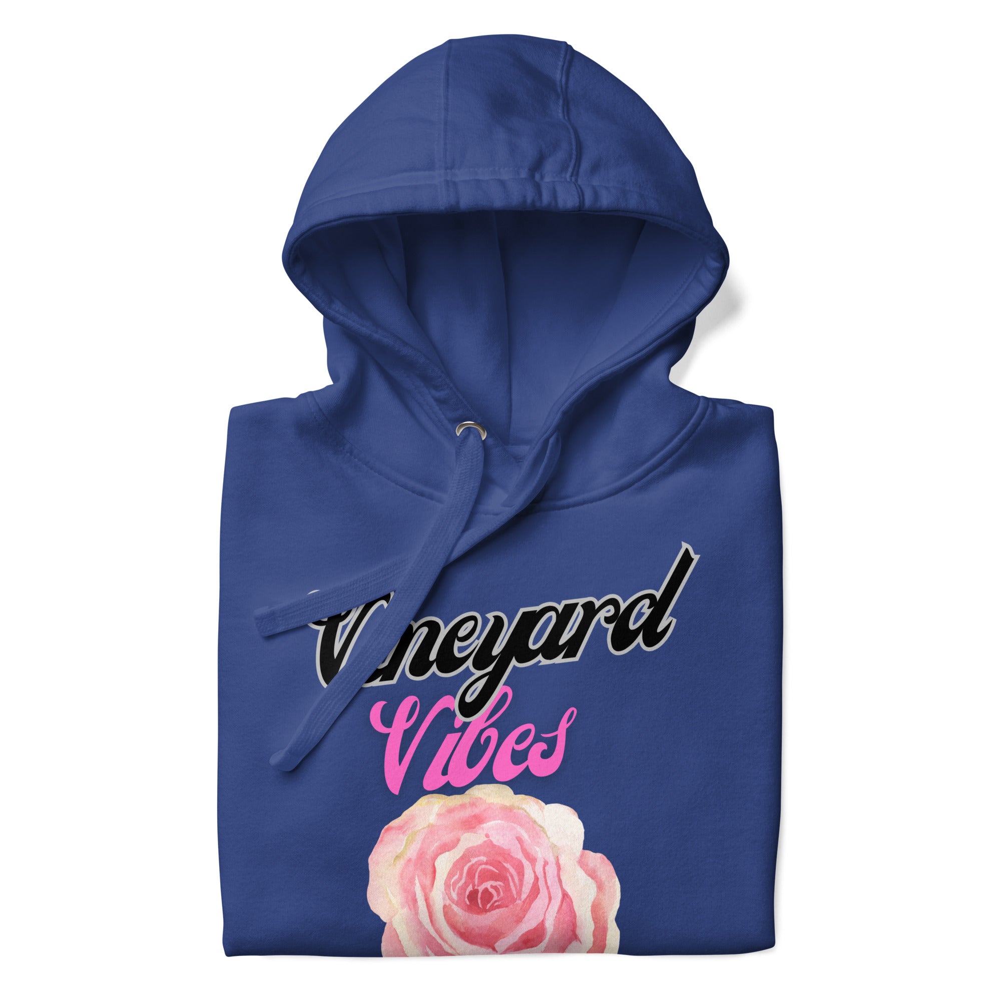 Vineyard Vibes LS Pink Rose Pedals LifeStyle - Unisex Hoodie