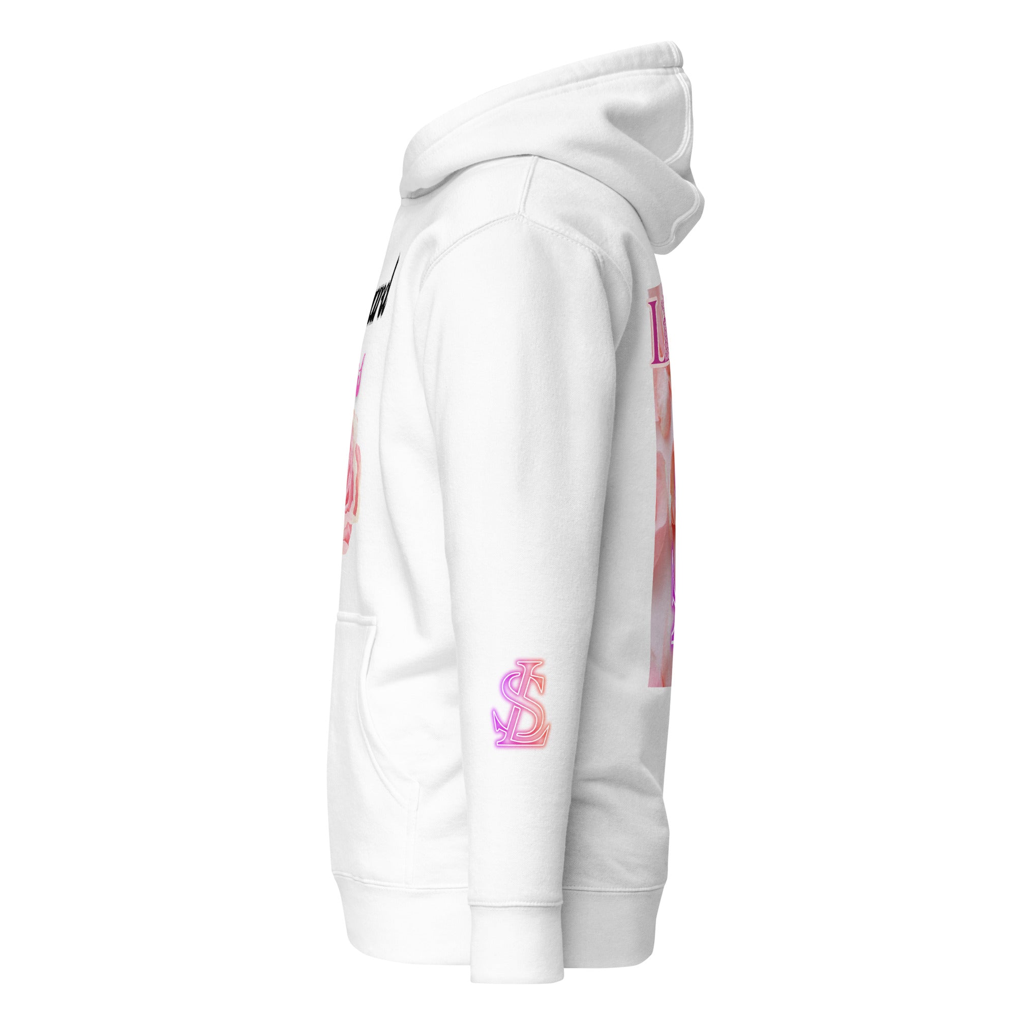 Vineyard Vibes LS Pink Rose Pedals LifeStyle - Unisex Hoodie