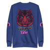 Vineyard Vibes Pink Tiger Silhouette - Unisex Premium Sweatshirt | Cotton Heritage