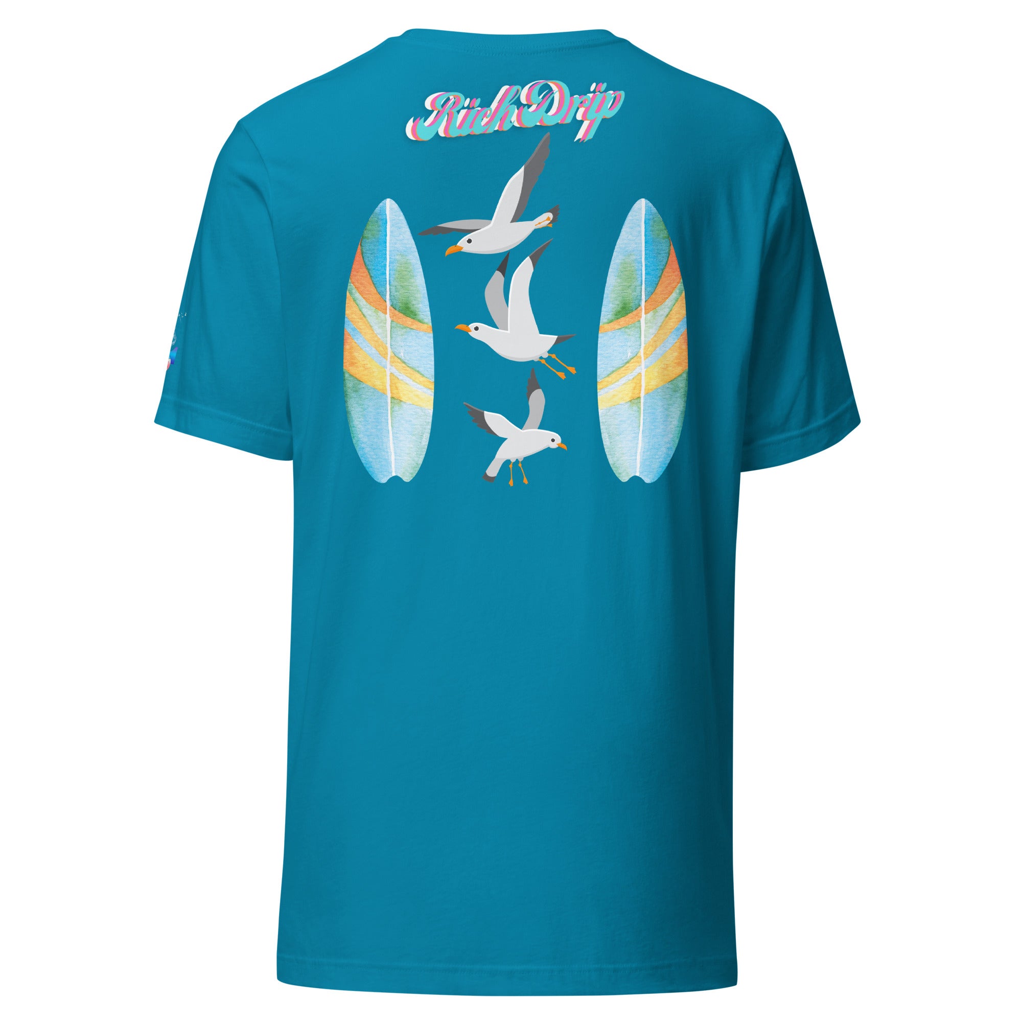 Rich Drip Blue Skies Beach Vibes RR - Unisex t-shirt Pastel