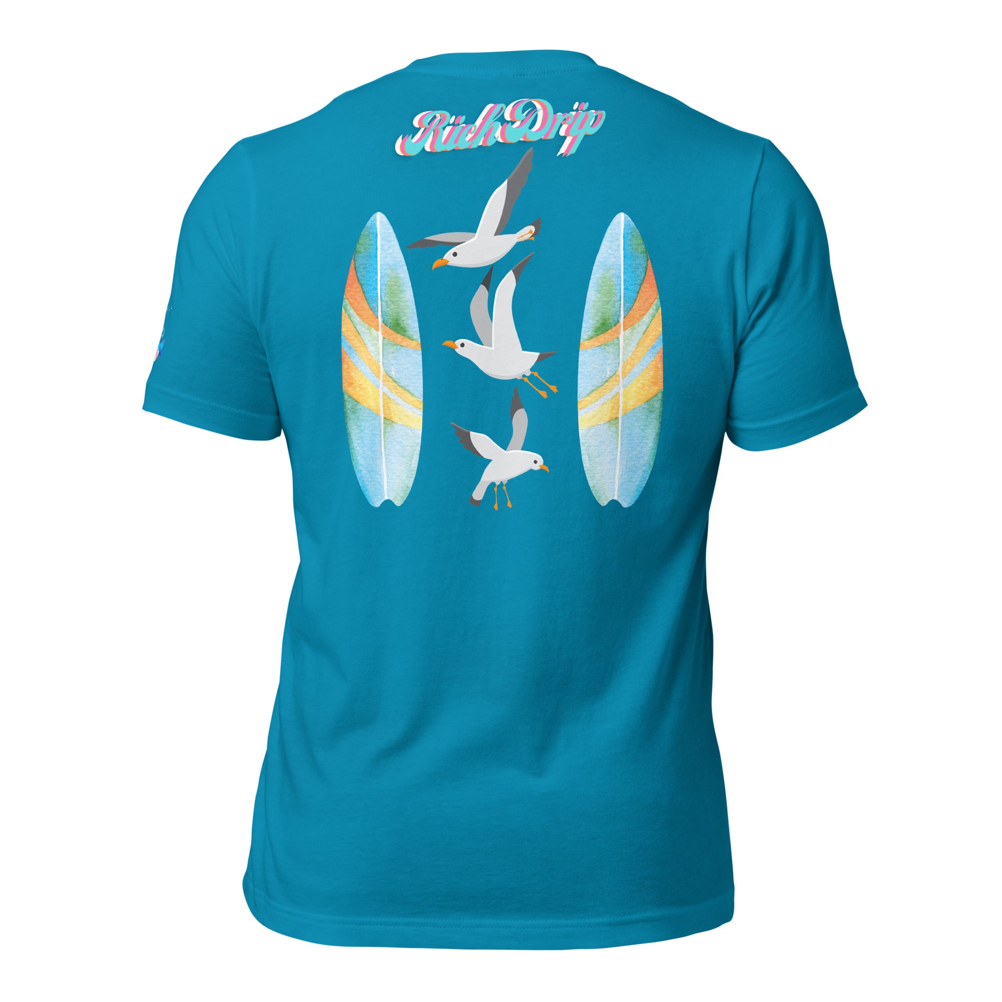 Rich Drip Blue Skies Beach Vibes RR - Unisex t-shirt Pastel