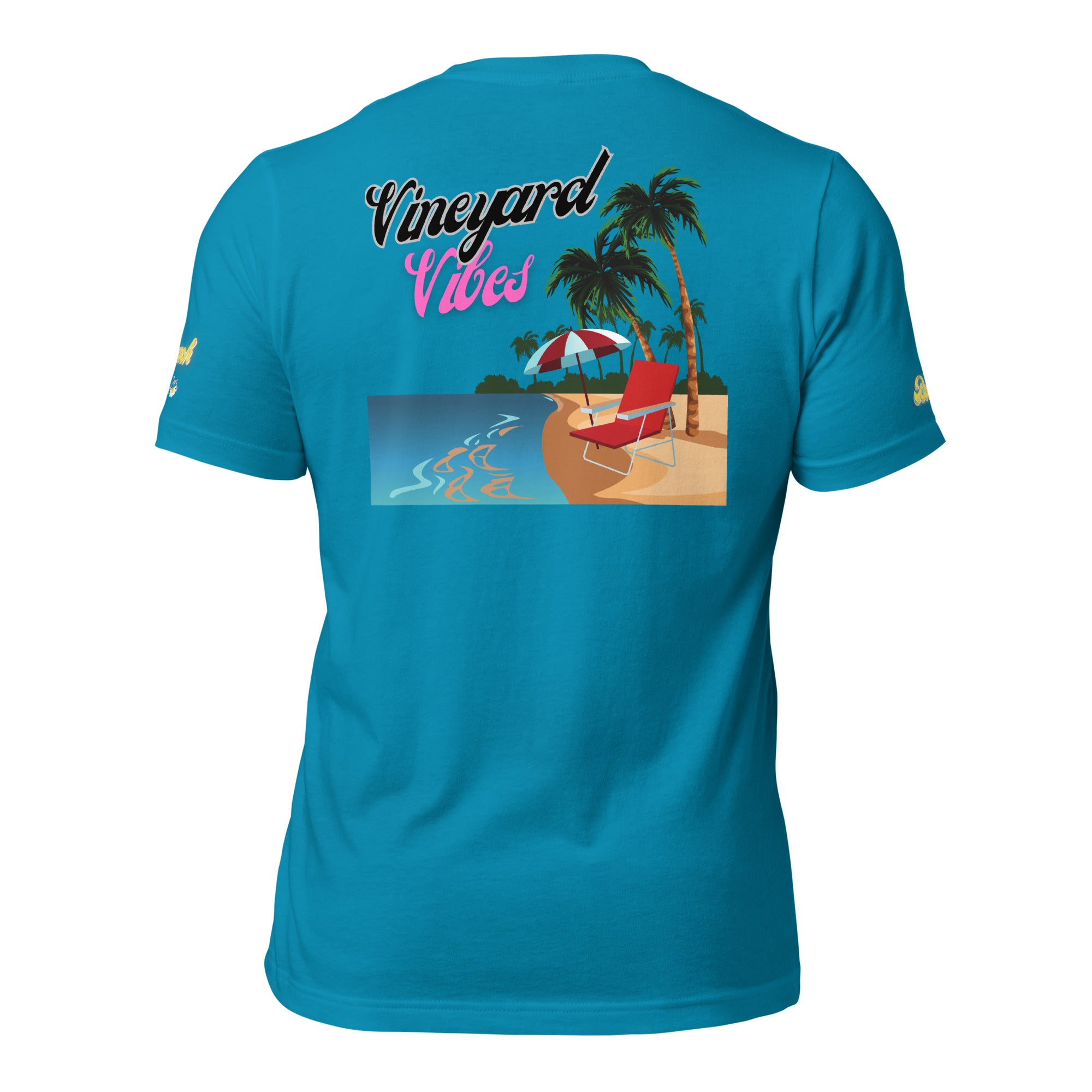Vineyard Vibes Golden Beach Sun and Sand - Pastel Unisex t-shirt