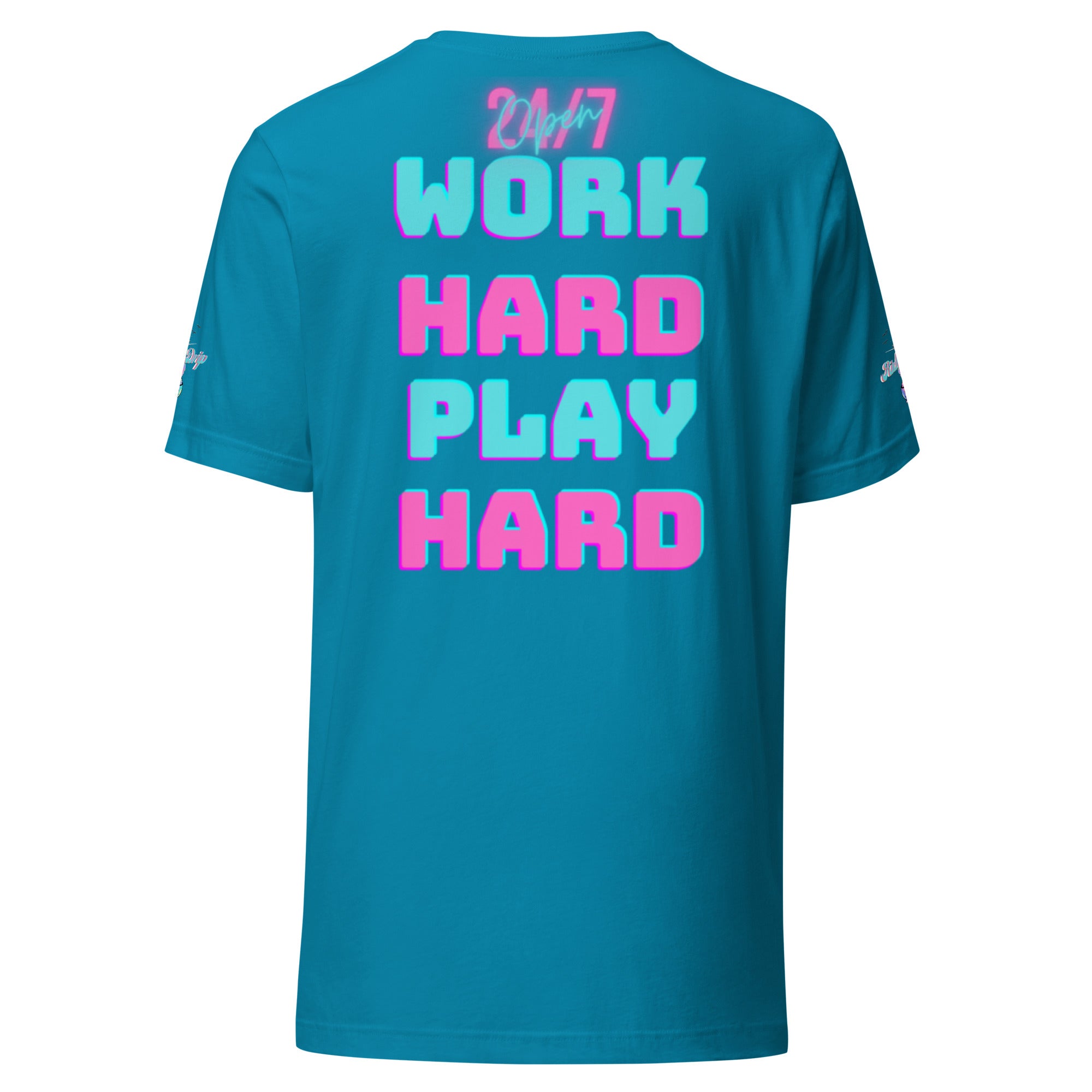 Rich Drip Rich Land Trillionaire Work Hard Play Hard 24/7 - Unisex t-shirt