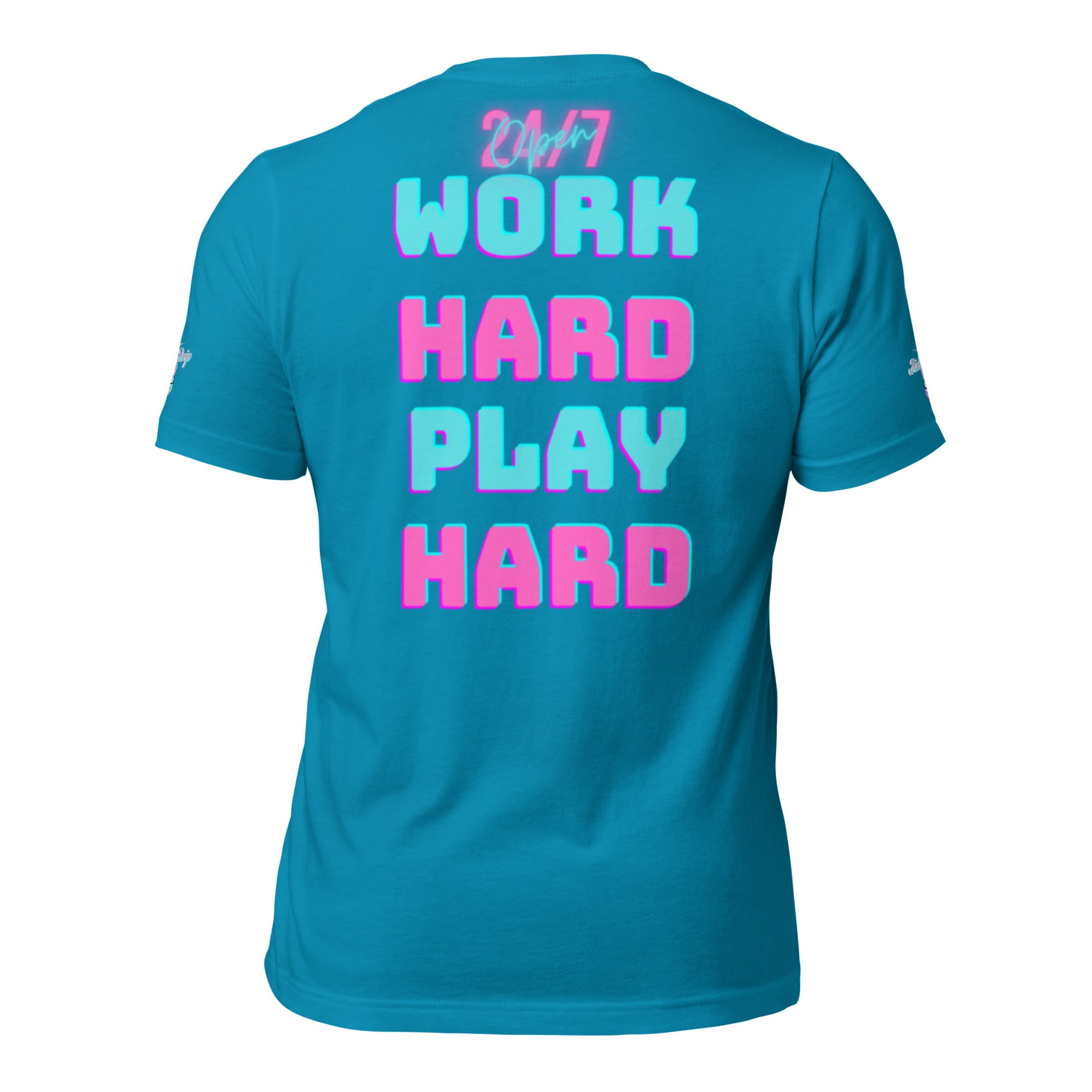 Rich Drip Rich Land Trillionaire Work Hard Play Hard 24/7 - Unisex t-shirt