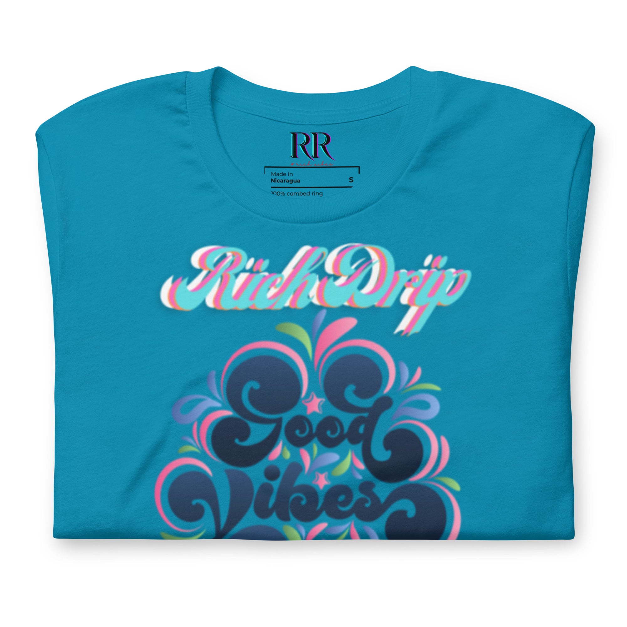 Rich Drip Good Vibes Only Blurple - Pastel Unisex t-shirt