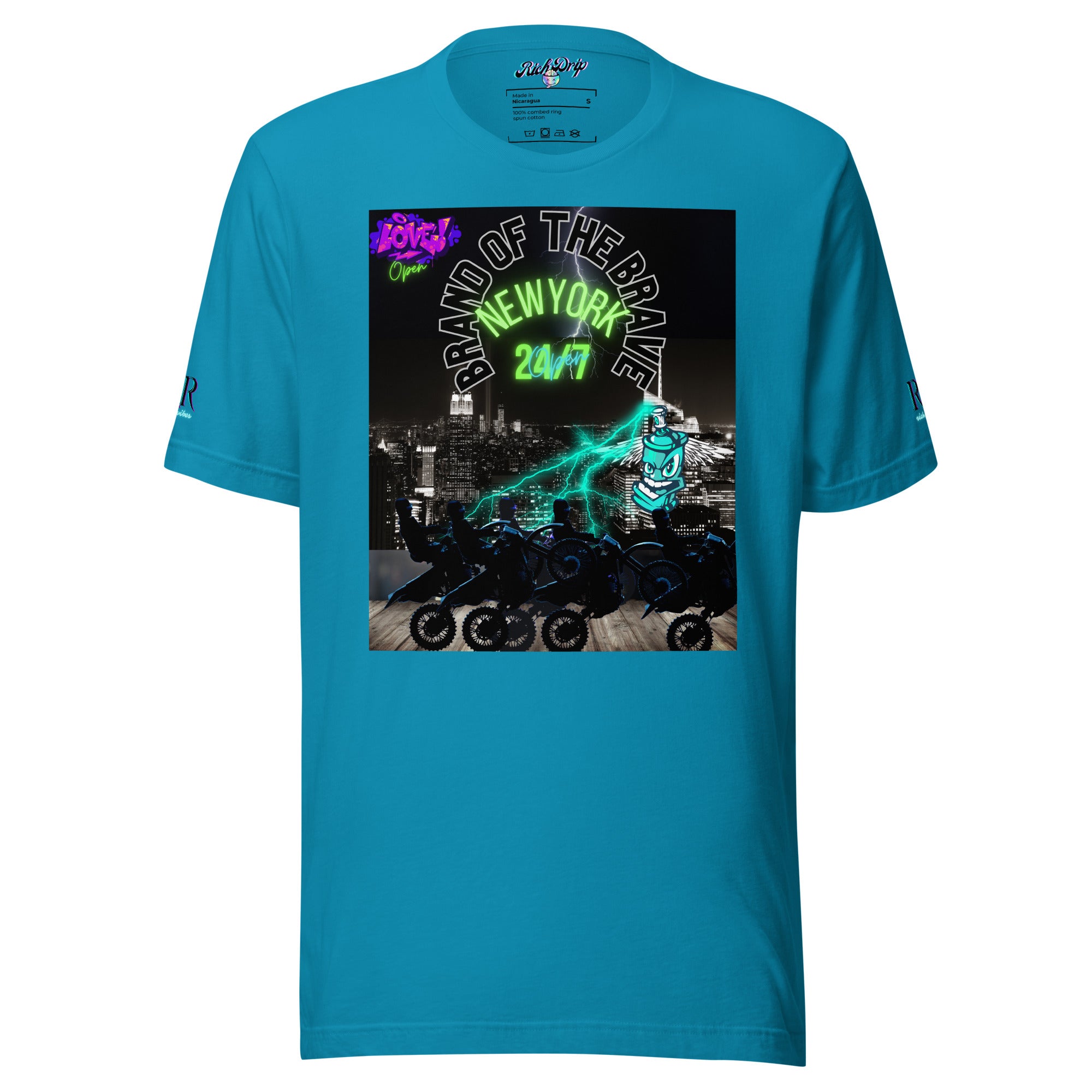 Rich Drip Brand Of The Brave NYC 24/7 - Unisex t-shirt