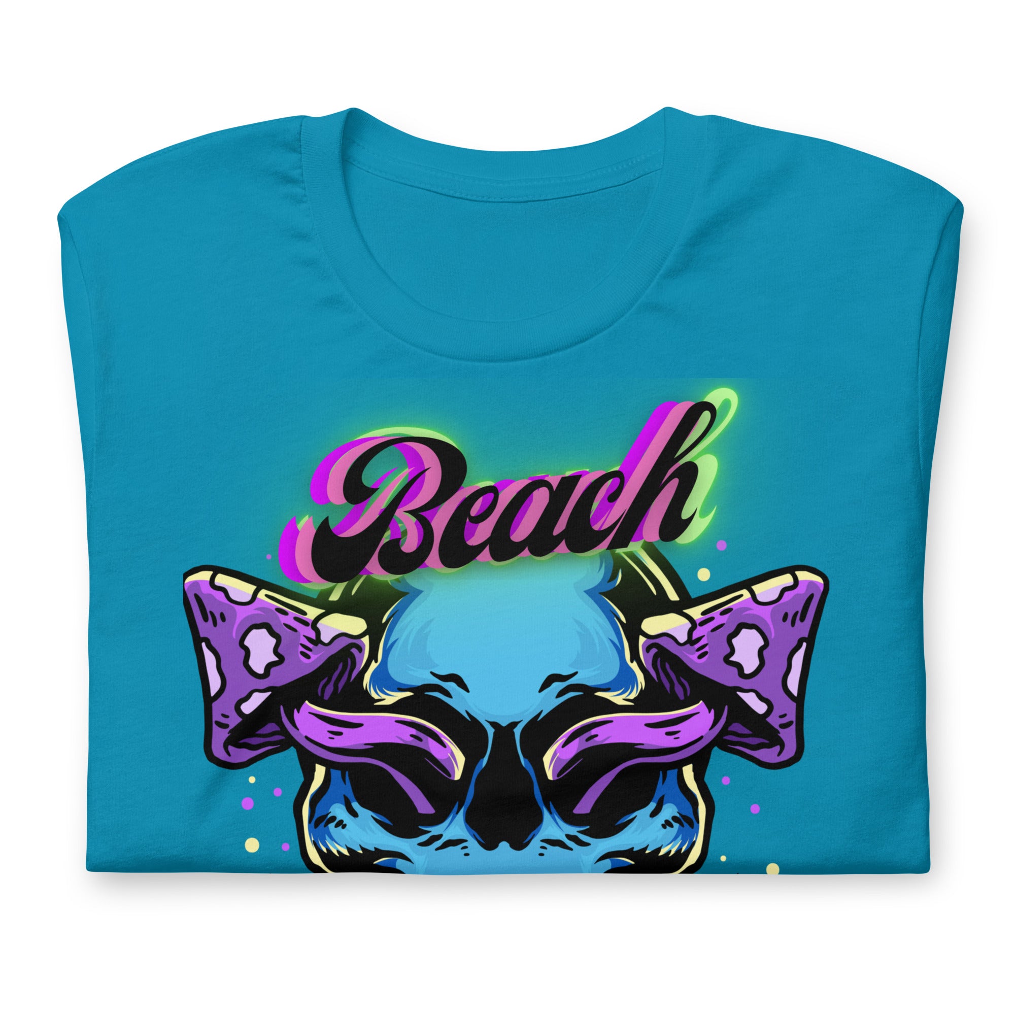 Brand Of The Brave Purple Shroom Skull Vibes - Unisex t-shirt