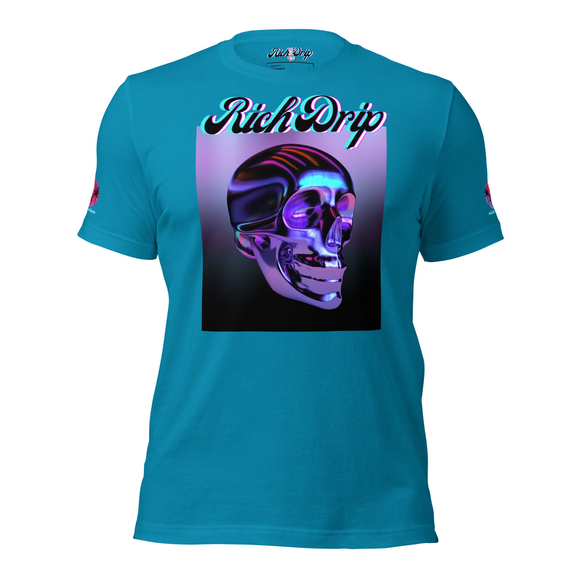 Rich Drip Drippy Metal Skull 2.0 - Unisex t-shirt