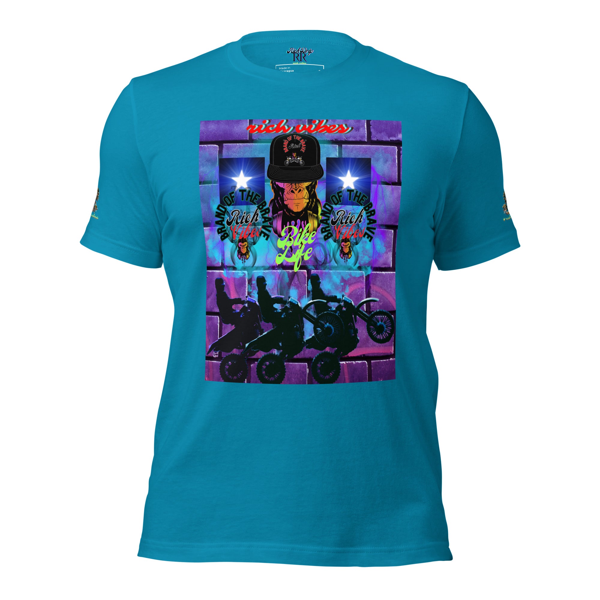 Rich Vibes Purple Brick Volt Bike Life 1.0 - Unisex t-shirt