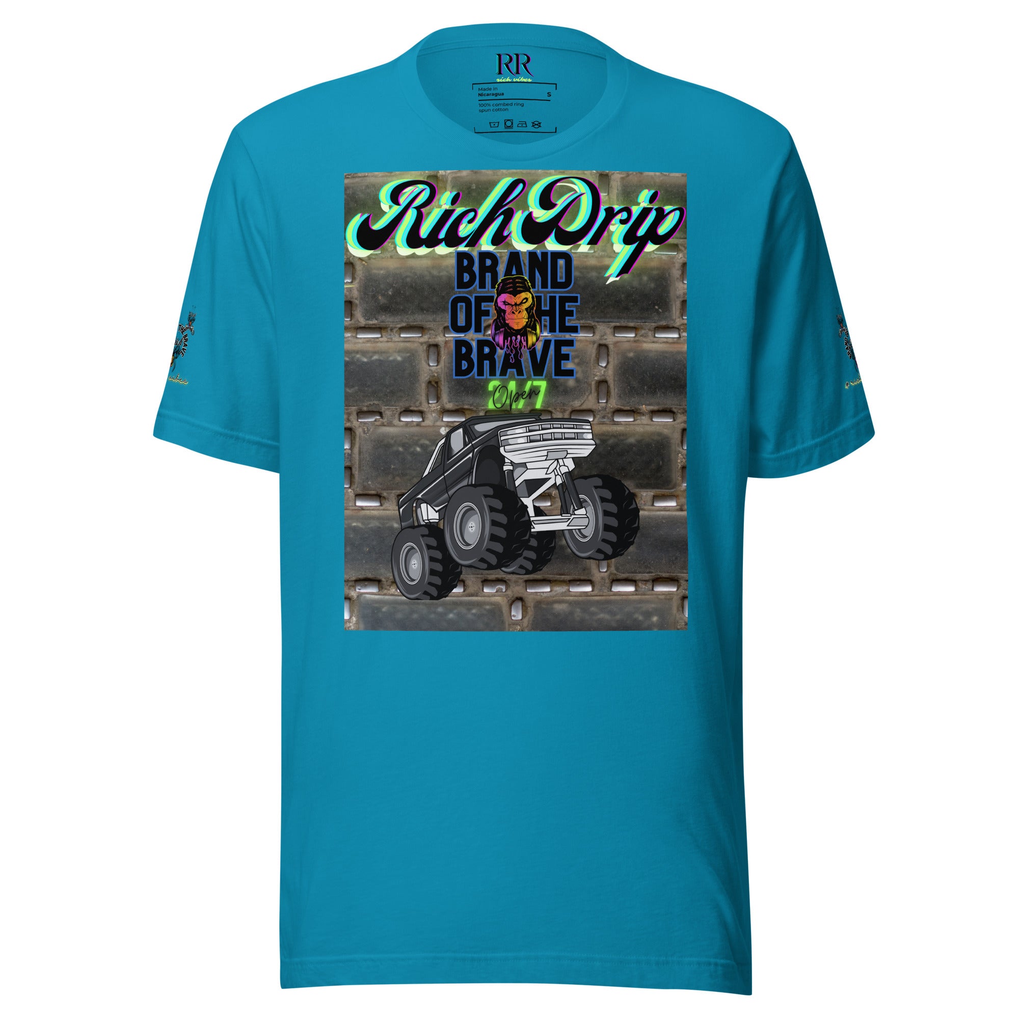 Rich Drip RV Brand Of The Brave 24/7 Monster Truck - Unisex t-shirt