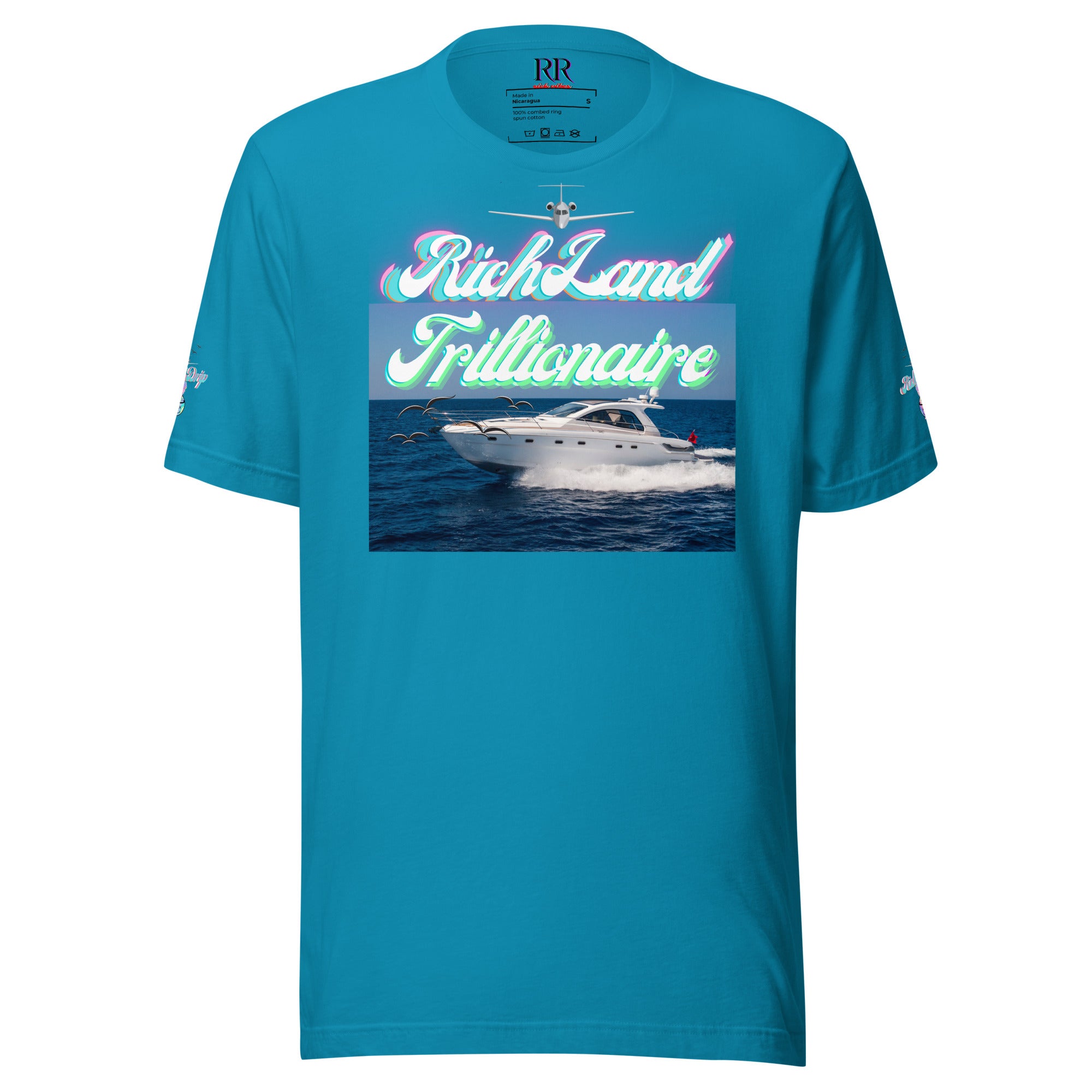 Rich Drip Rich Land Trillionaire Work Hard Play Hard 24/7 - Unisex t-shirt