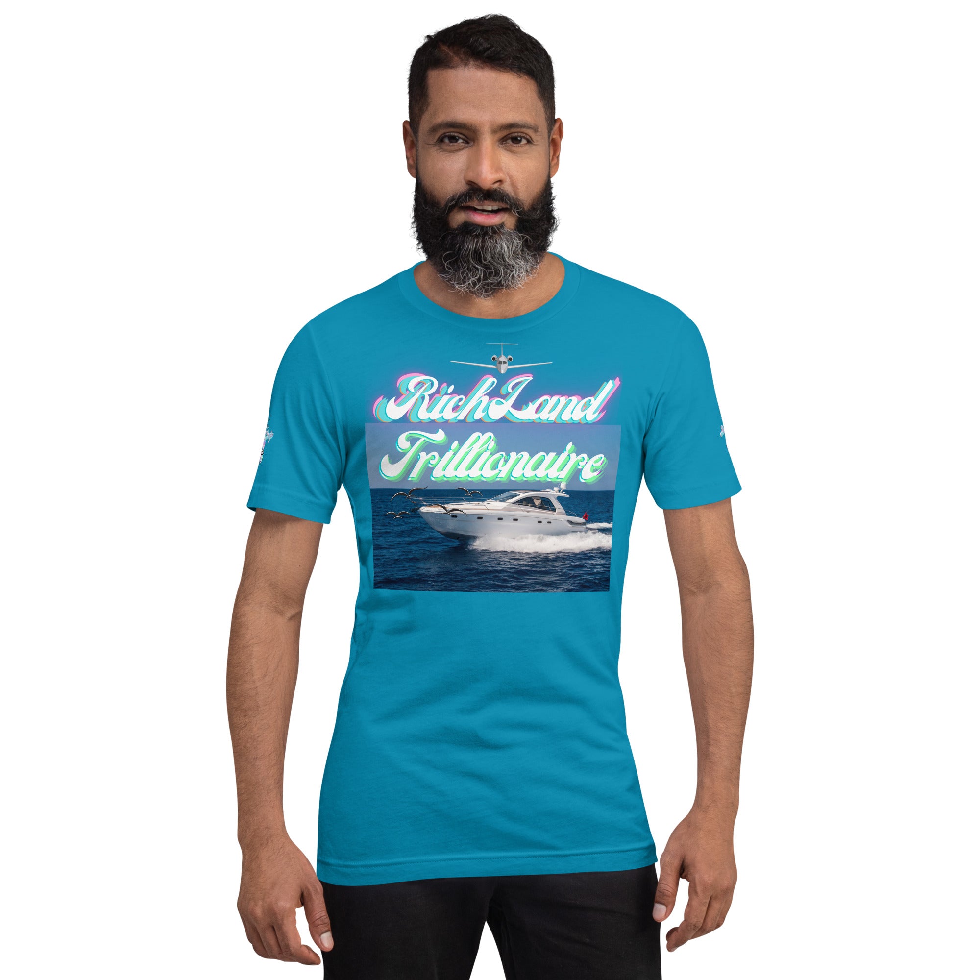 Rich Drip Rich Land Trillionaire Work Hard Play Hard 24/7 - Unisex t-shirt