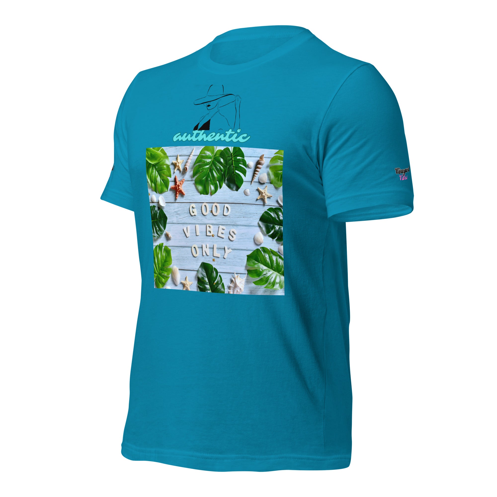 Vineyard Vibes Green Leaf Good Vibes Unisex t-shirt
