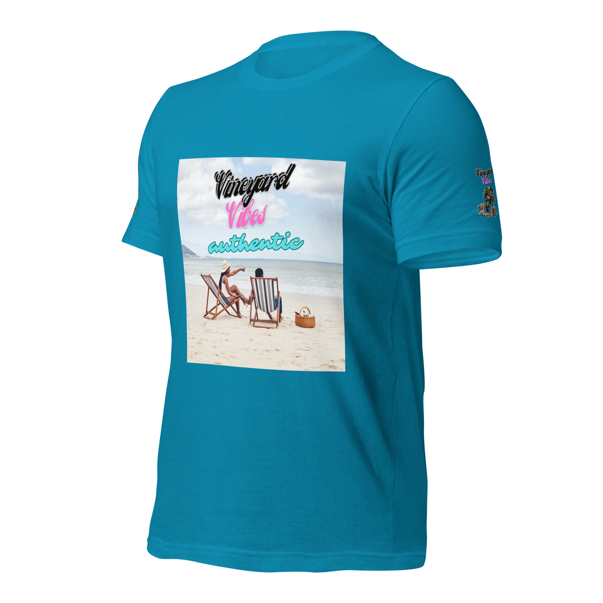 Vineyard Vibes Authentic Beach Front Good Vibes - Unisex t-shirt