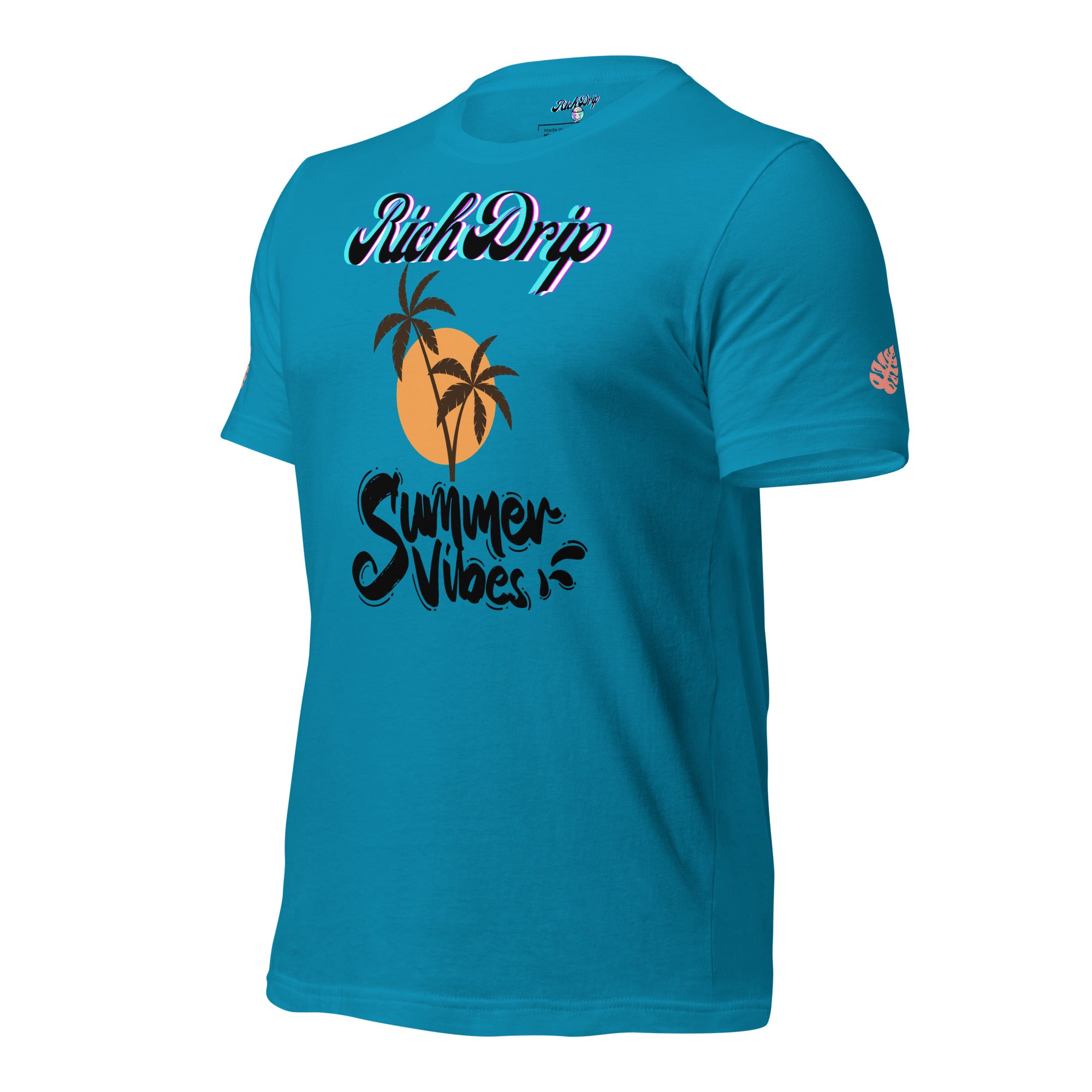 Rich Drip Summer Vibes Logo "Enjoy Every Moment" - Unisex t-shirt