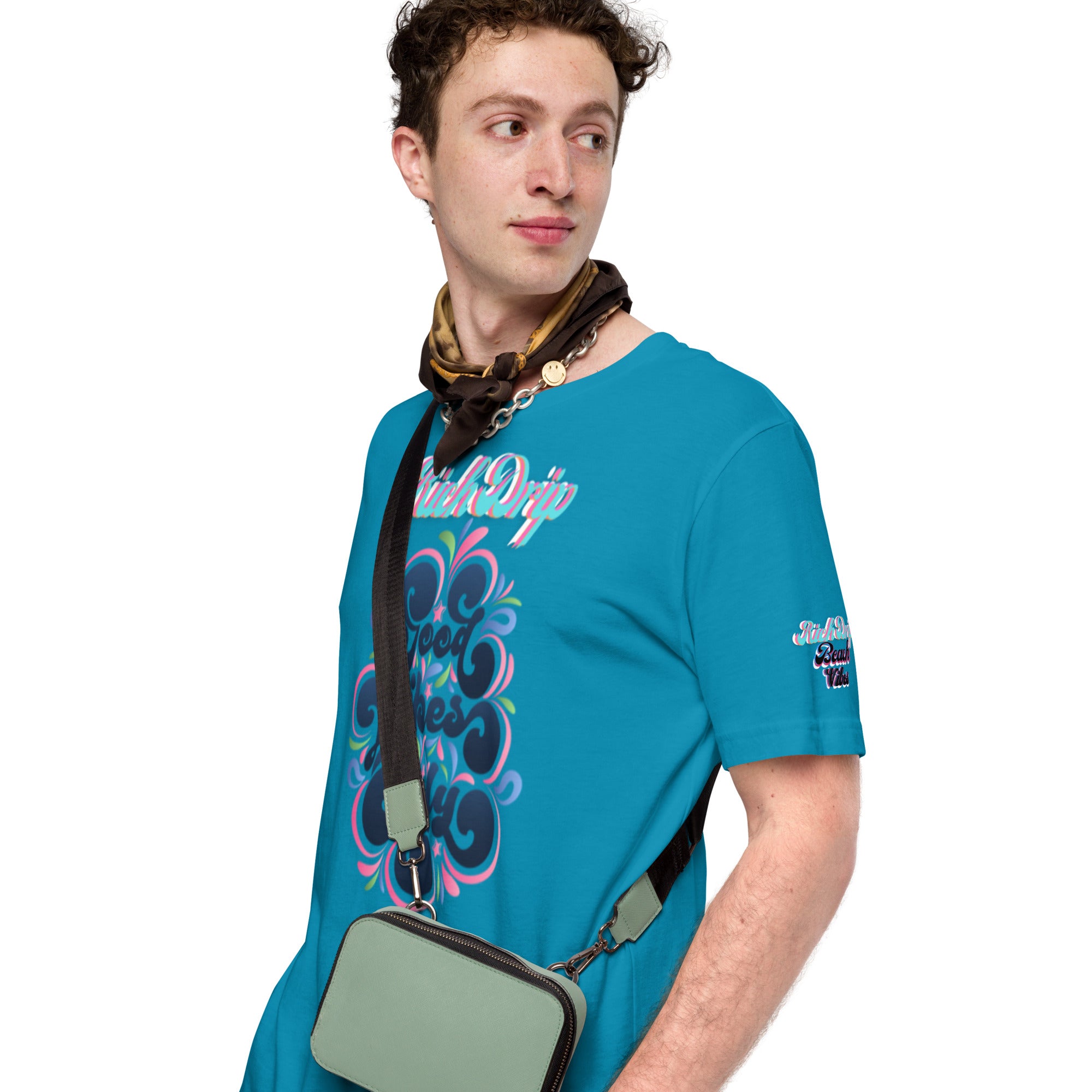 Rich Drip Good Vibes Only Blurple - Pastel Unisex t-shirt