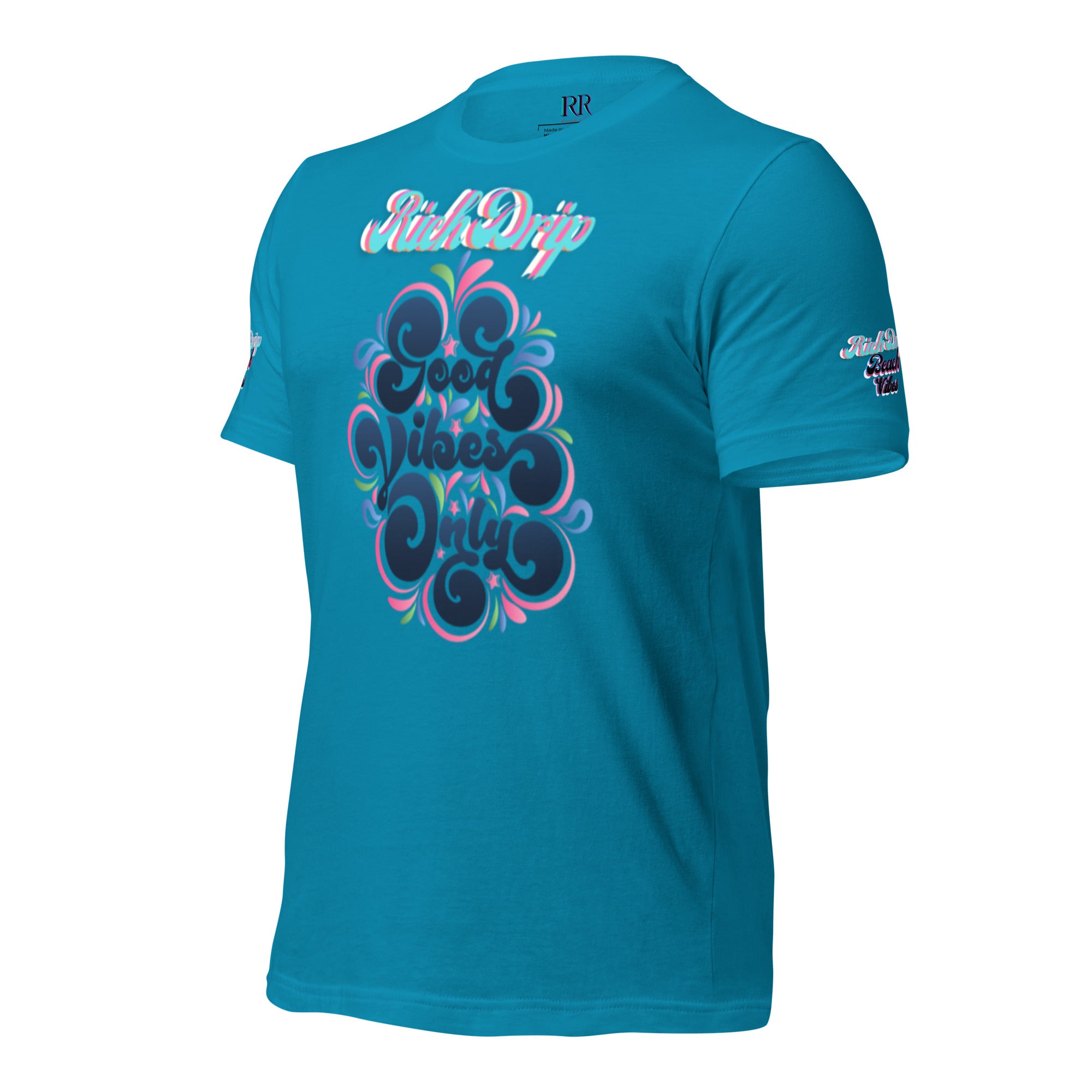 Rich Drip Good Vibes Only Blurple - Pastel Unisex t-shirt