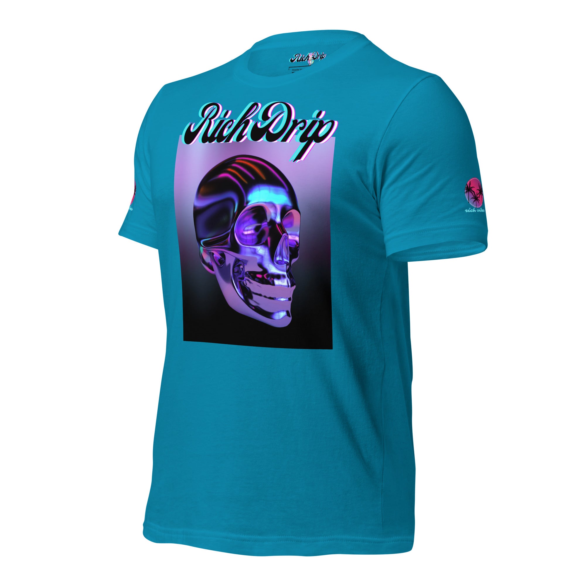 Rich Drip Drippy Metal Skull 2.0 - Unisex t-shirt