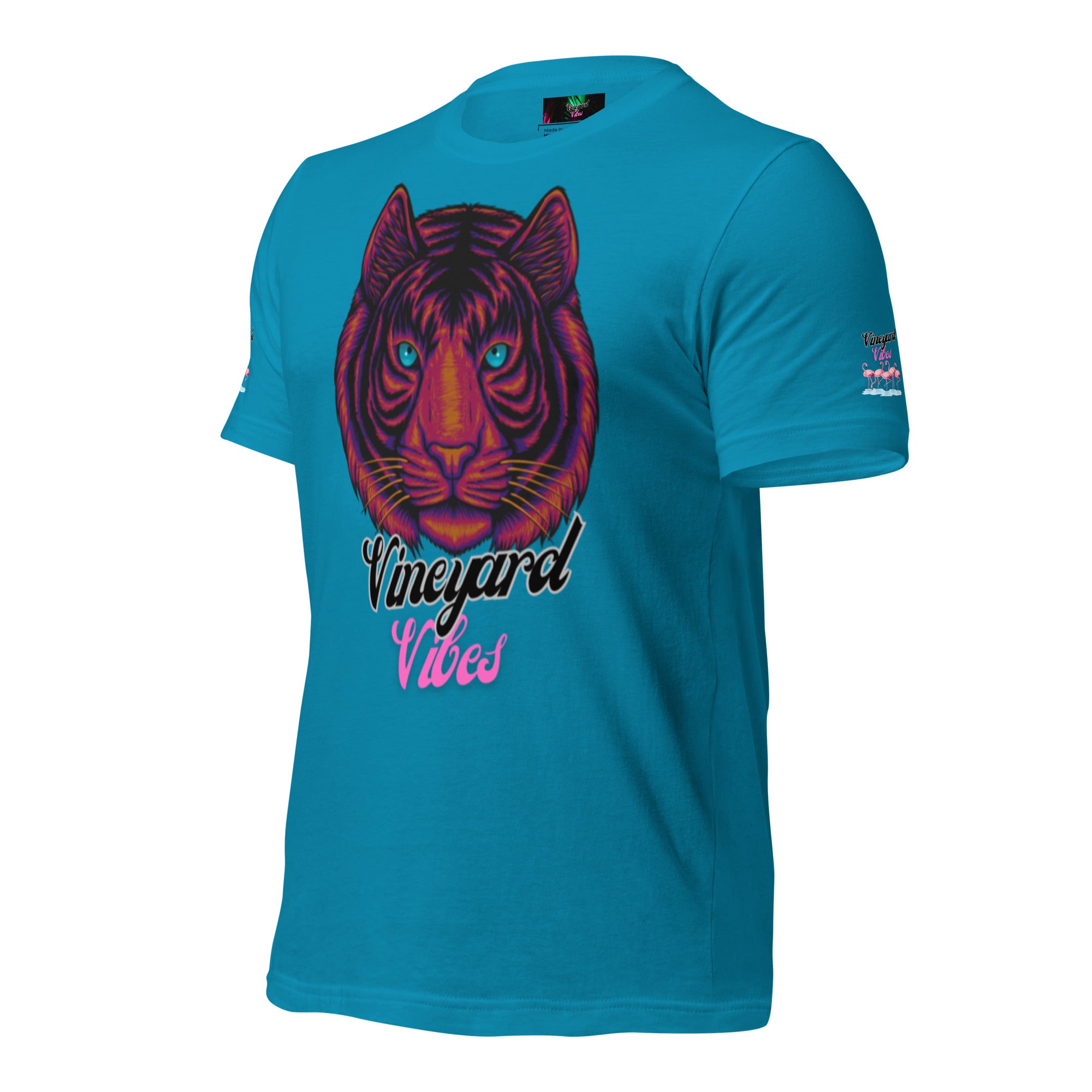 Vineyard Vibes Brand Of The Brave Pink Tiger - Unisex t-shirt