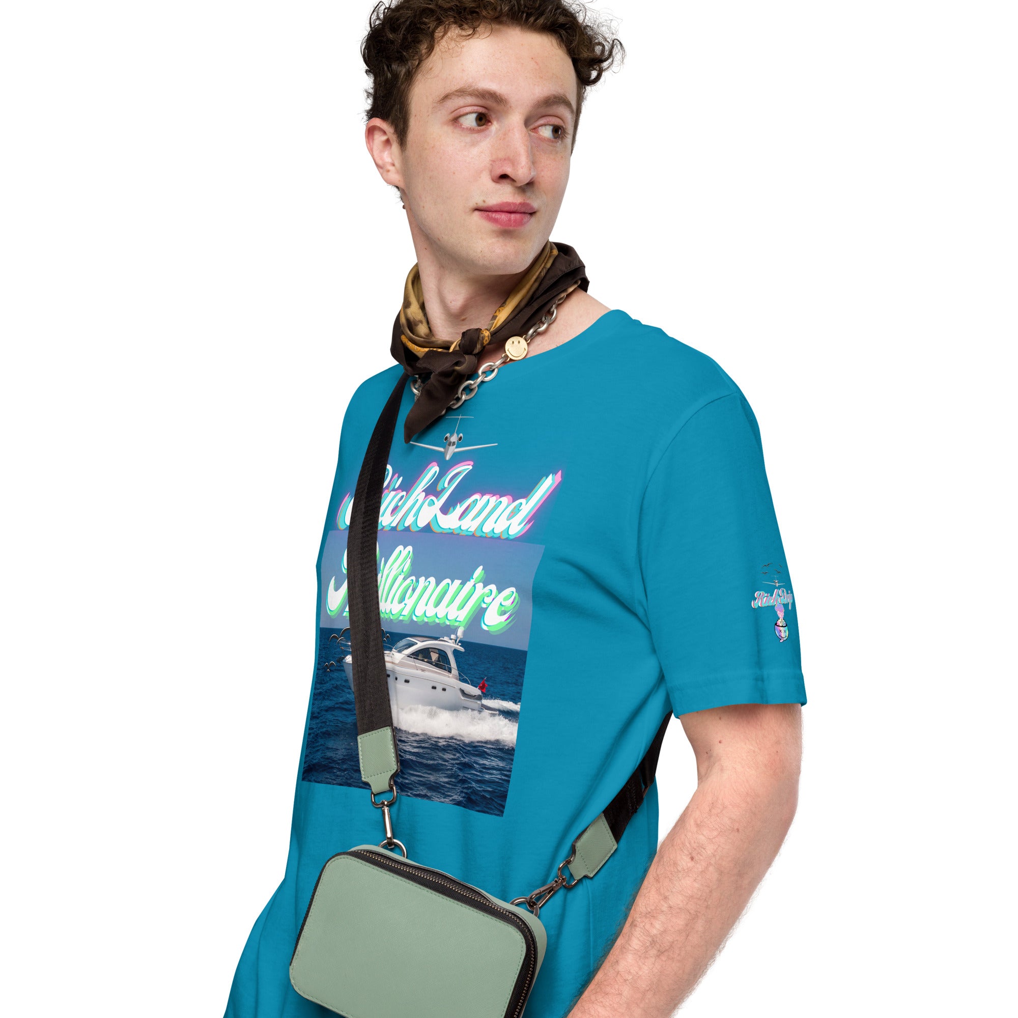 Rich Drip Rich Land Trillionaire Work Hard Play Hard 24/7 - Unisex t-shirt