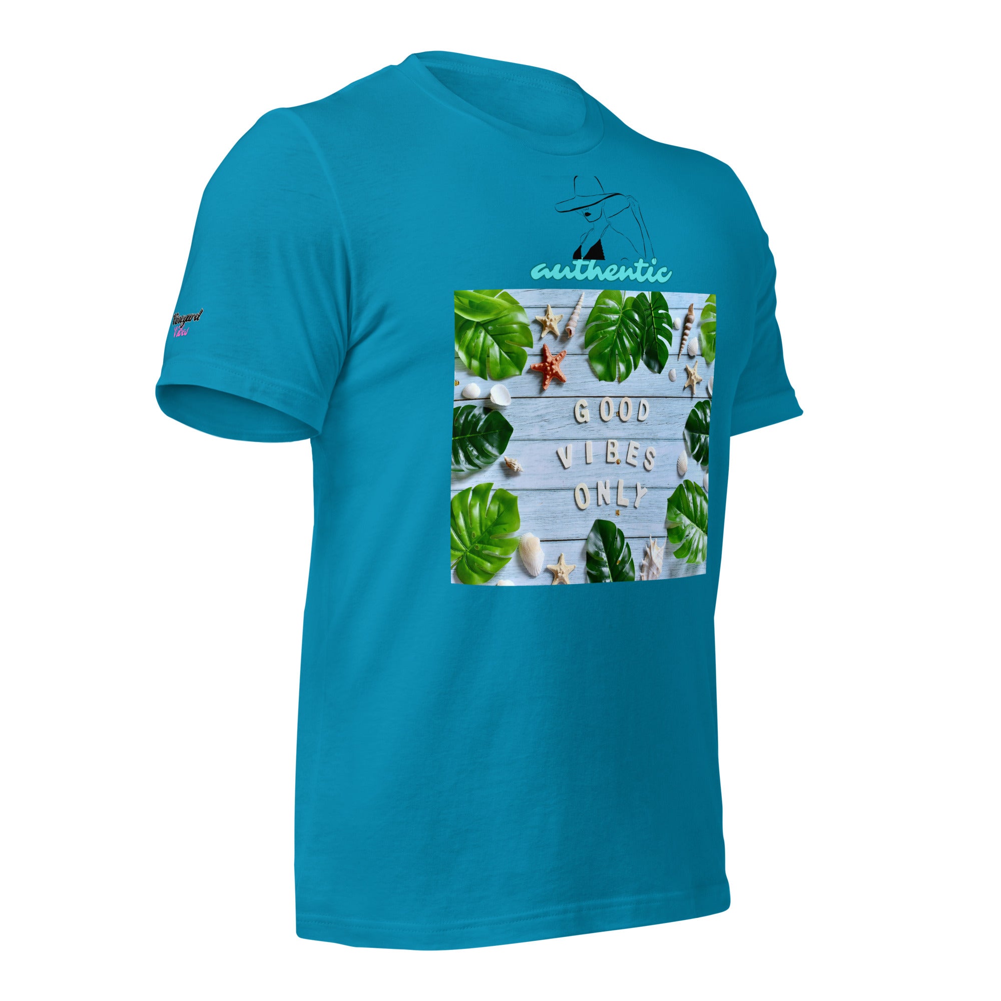 Vineyard Vibes Green Leaf Good Vibes Unisex t-shirt