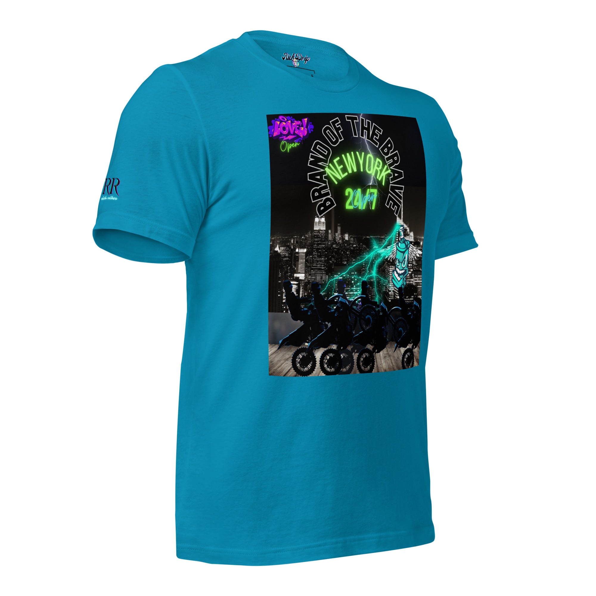 Rich Drip Brand Of The Brave NYC 24/7 - Unisex t-shirt