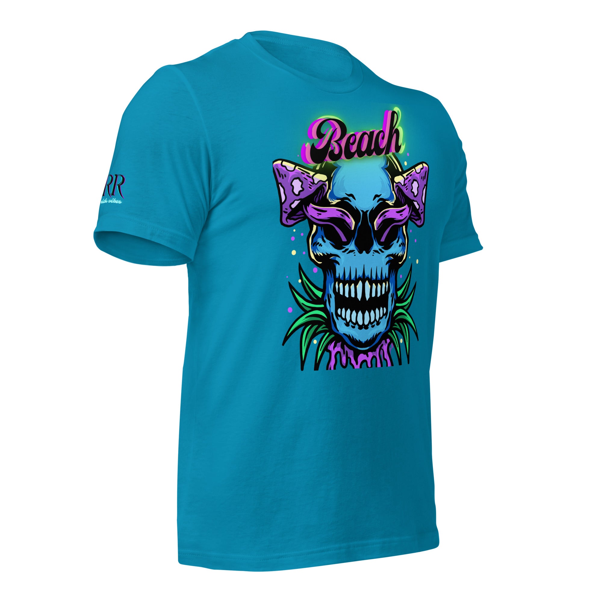 Brand Of The Brave Purple Shroom Skull Vibes - Unisex t-shirt