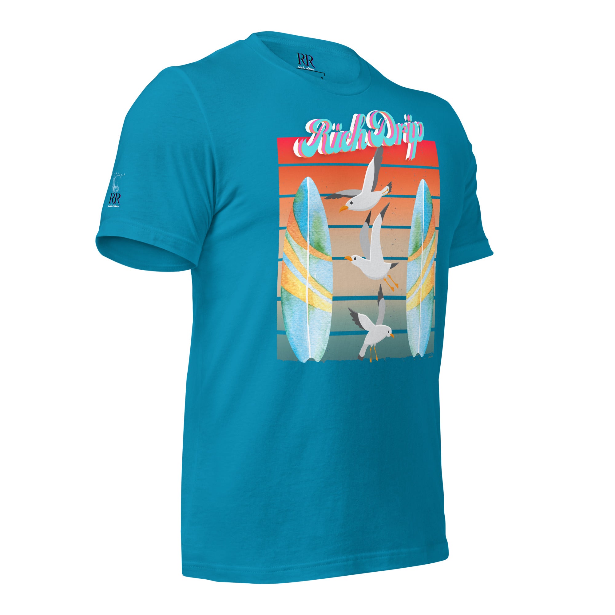 Rich Drip Surf Board Walk - Unisex t-shirt