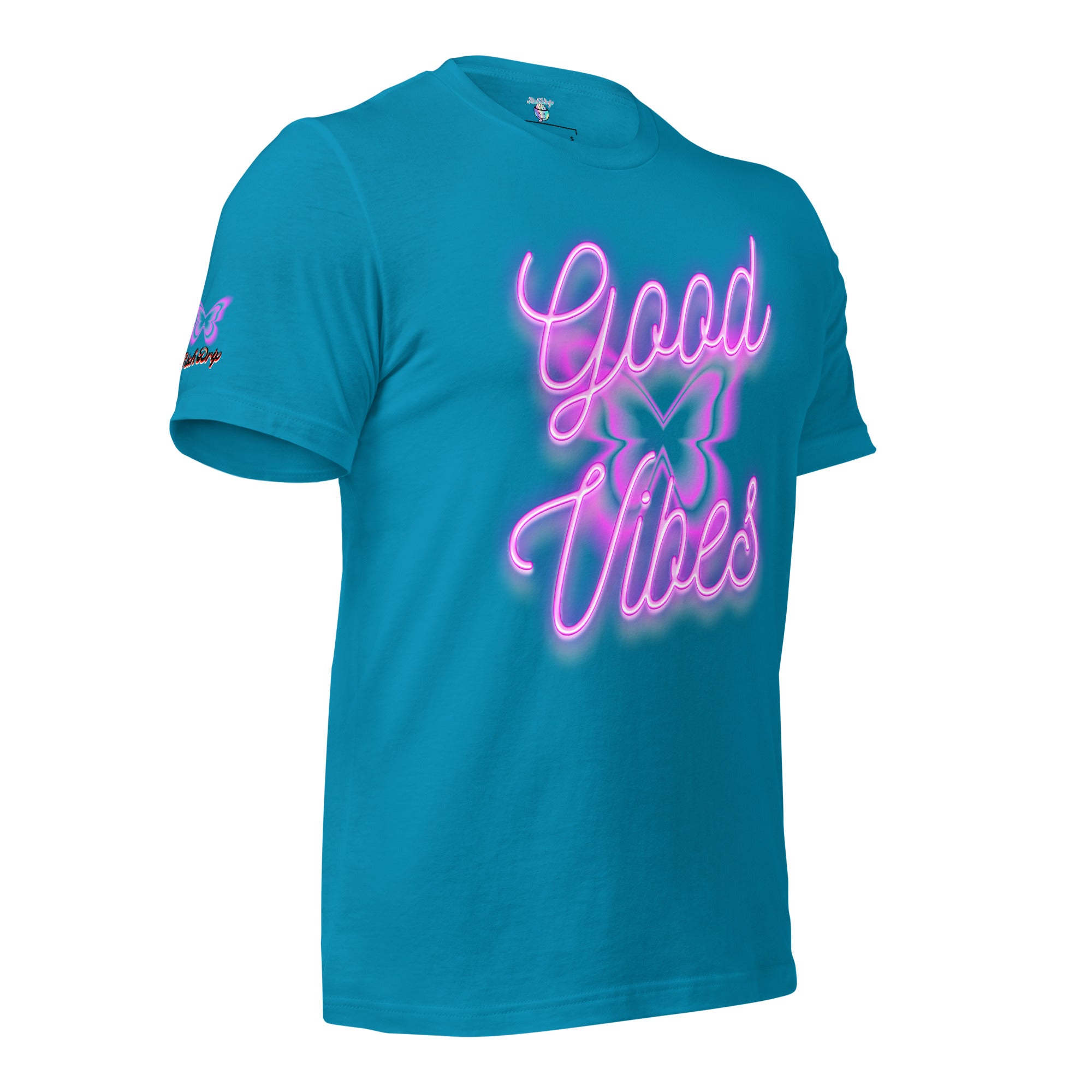 Rich Good Vibes Purple ButterFly "Enjoy Every Moment" - Unisex t-shirt