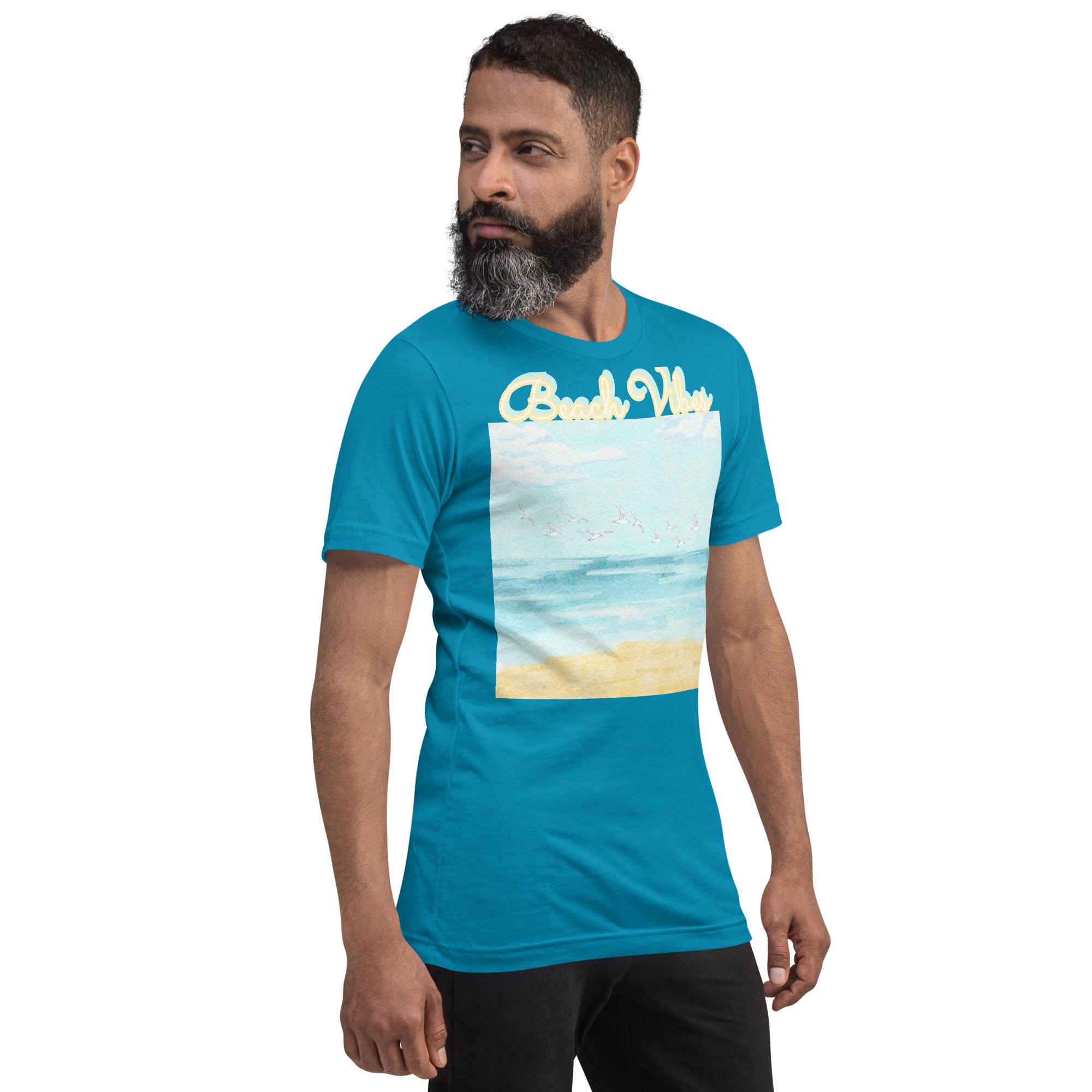 Rich Drip Blue Skies Beach Vibes RR - Unisex t-shirt Pastel